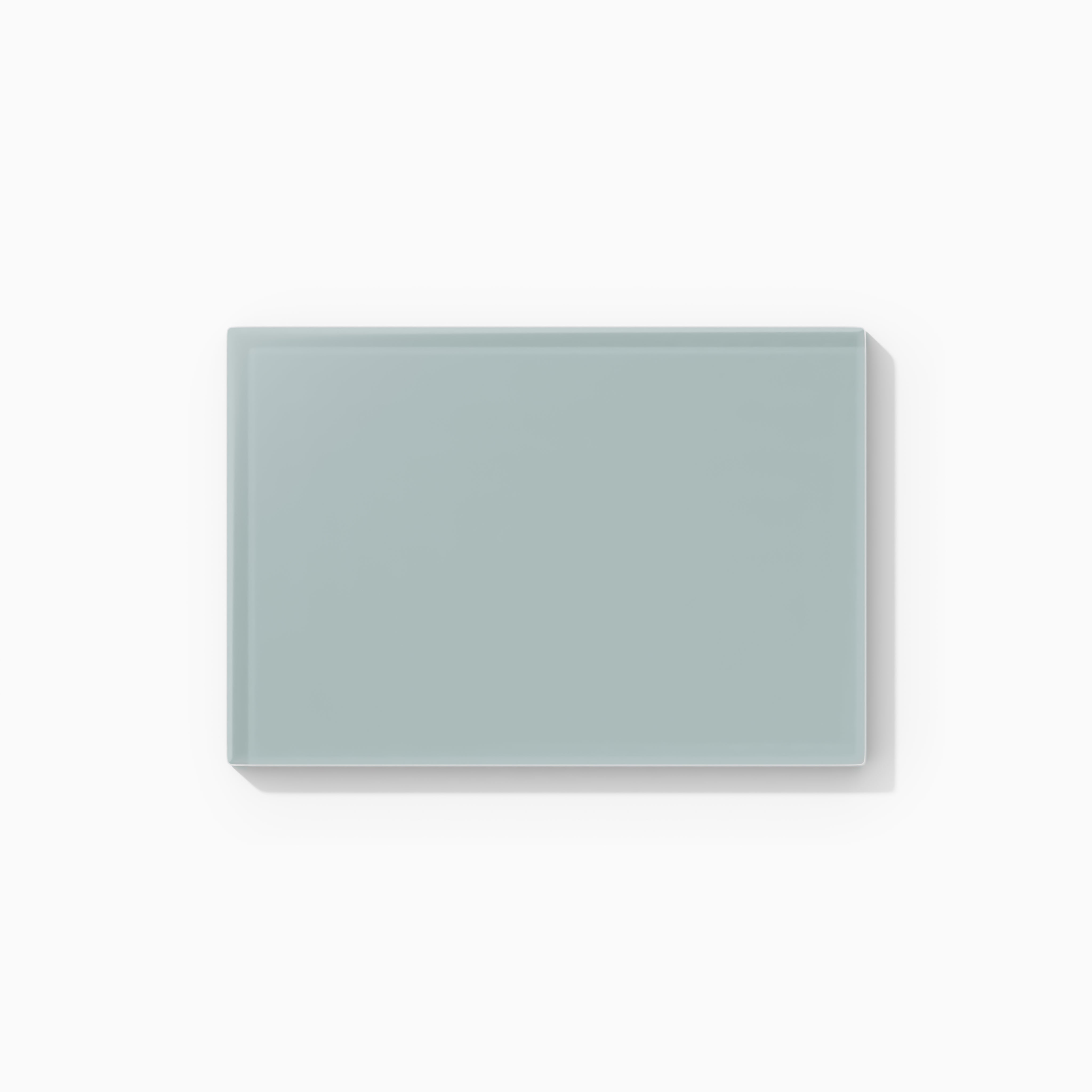 4x6 Glass Tile in Great Blue Heron Matte