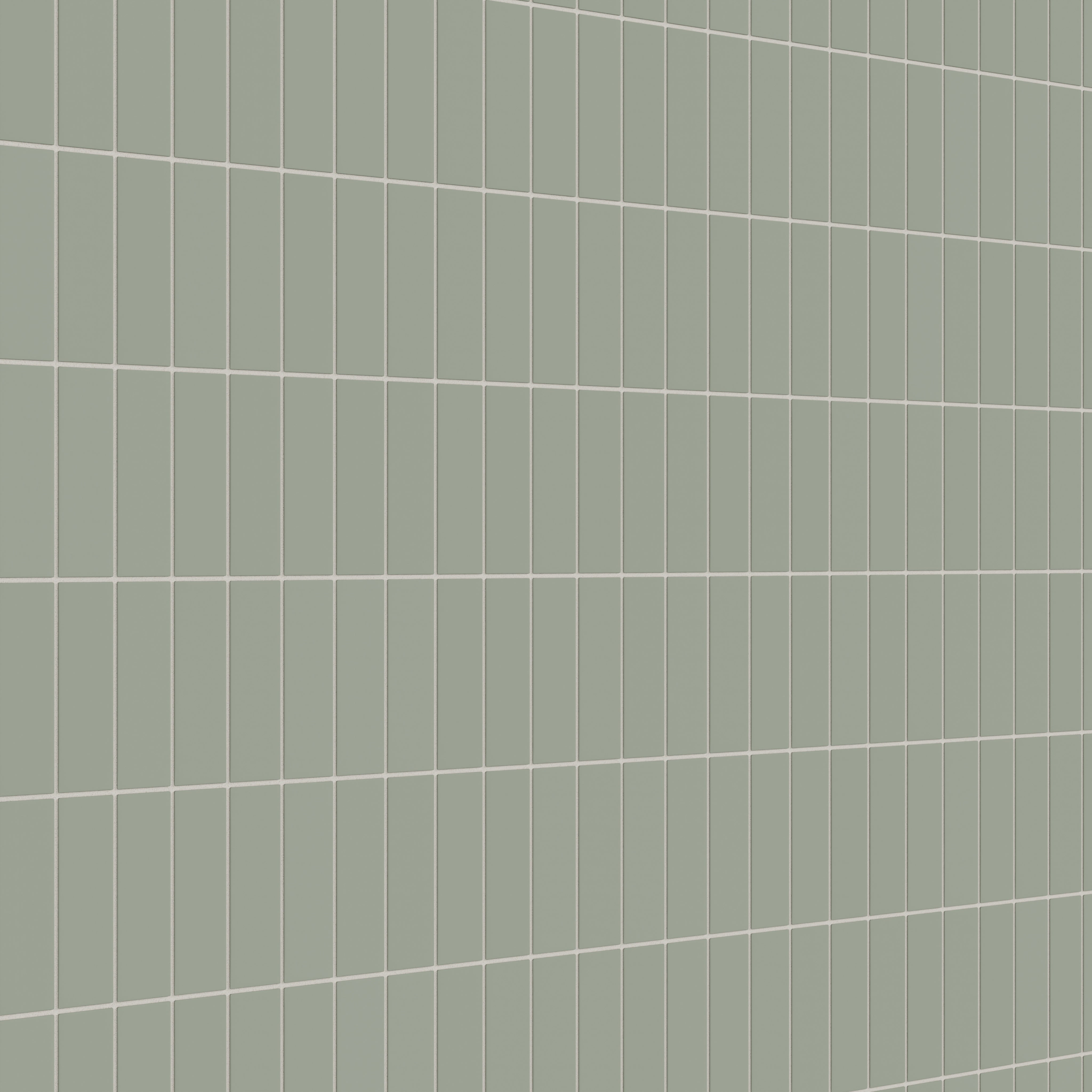 2x6 Natural Press Ceramic Tile in Terre Verte Matte