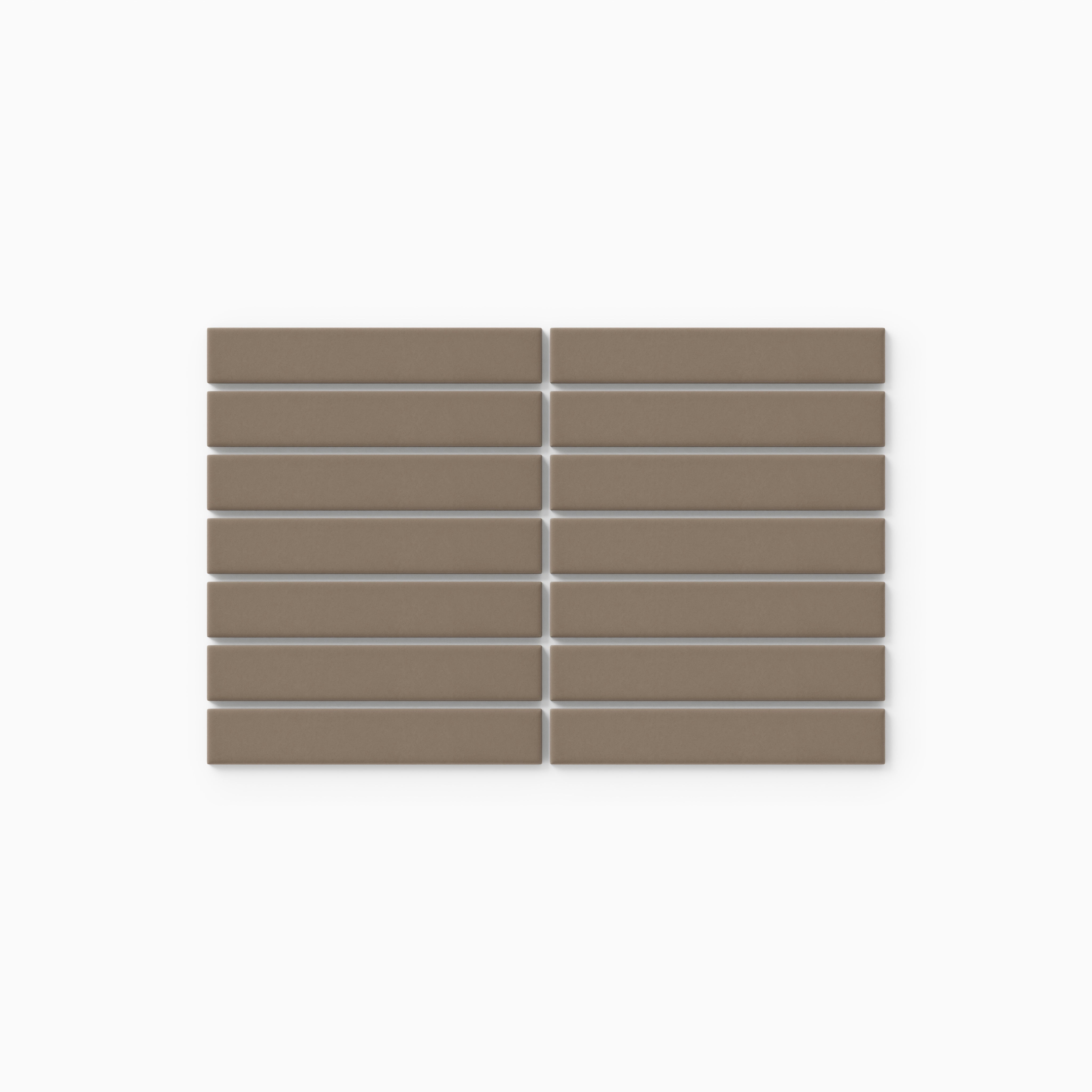 1x6 Straight Set Sheeted Original Ceramic Mosaic Tile in Cardamom Matte