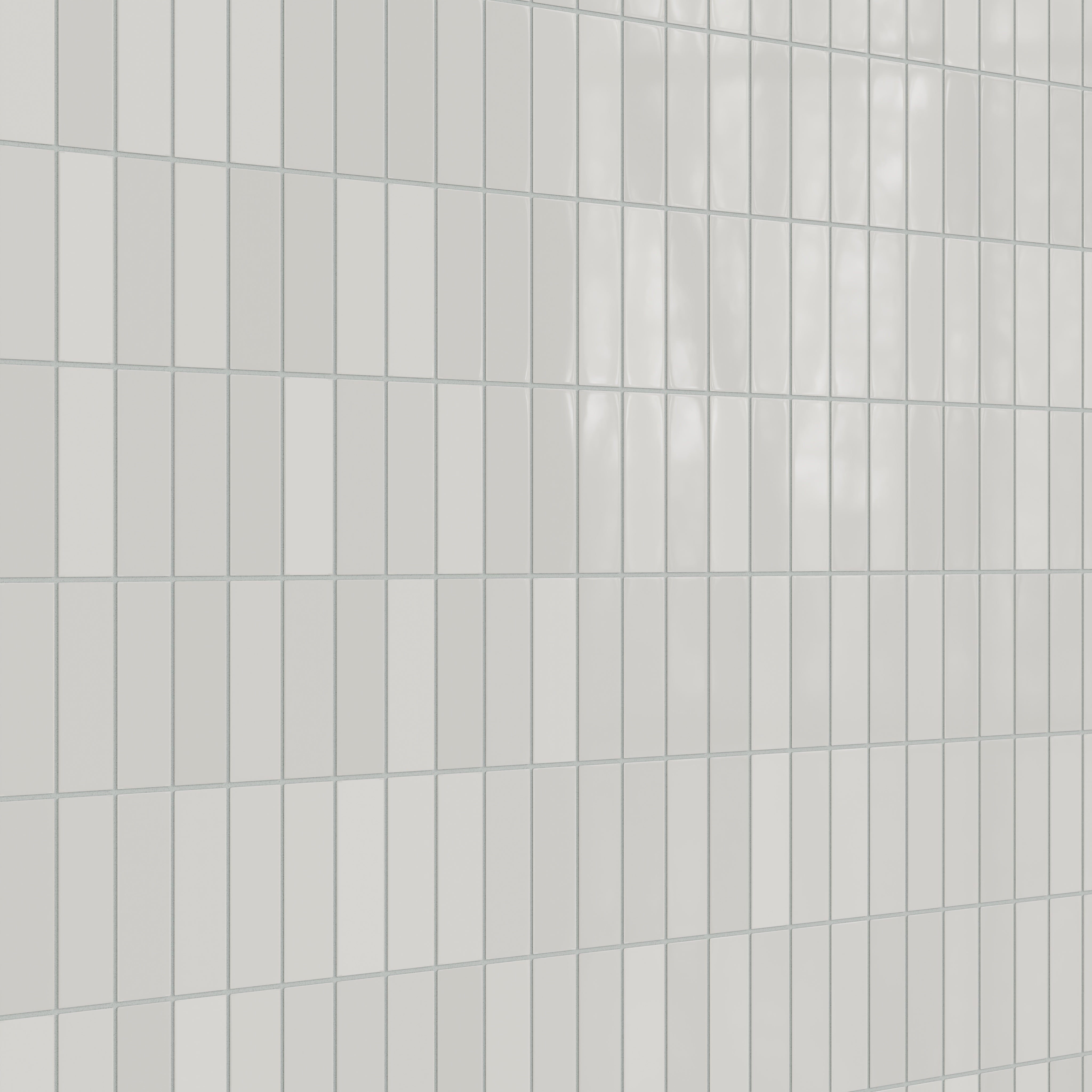 2x6 Natural Press Ceramic Tile in Cloud Cover Gloss