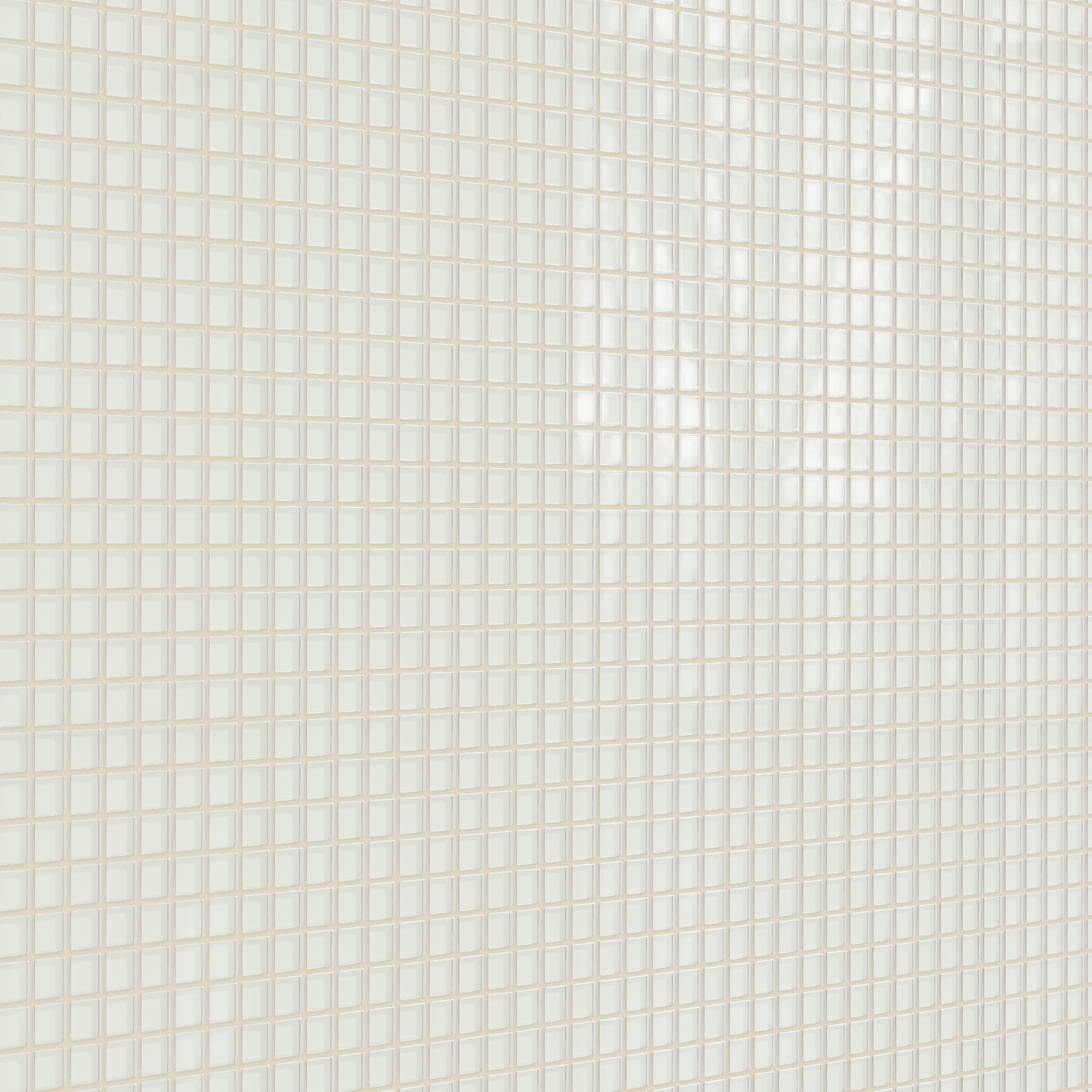 1x1 Straight Set Sheeted Glass Mosaic Tile in Flycatcher Gloss
