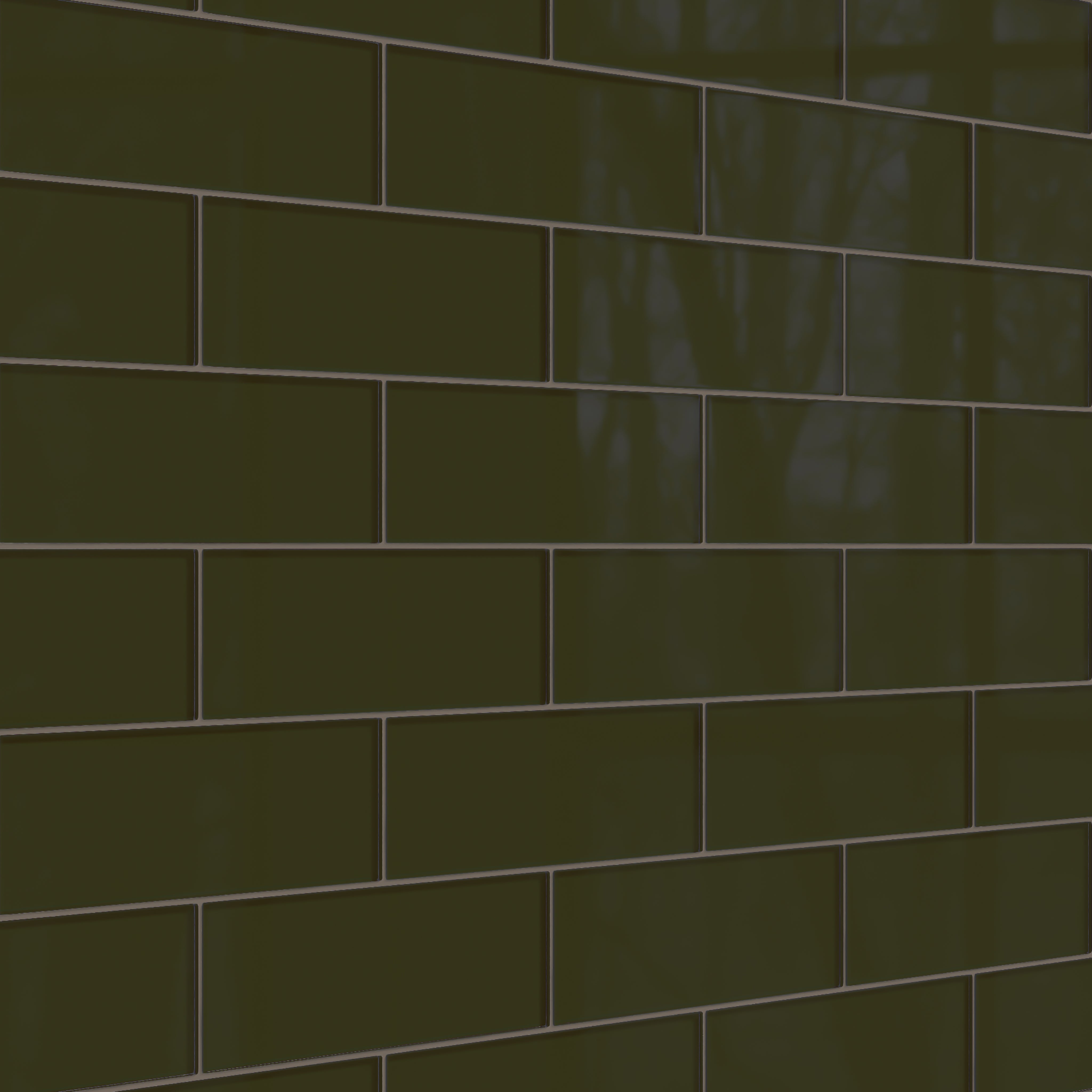 4x12 Glass Tile in Catbird Gloss