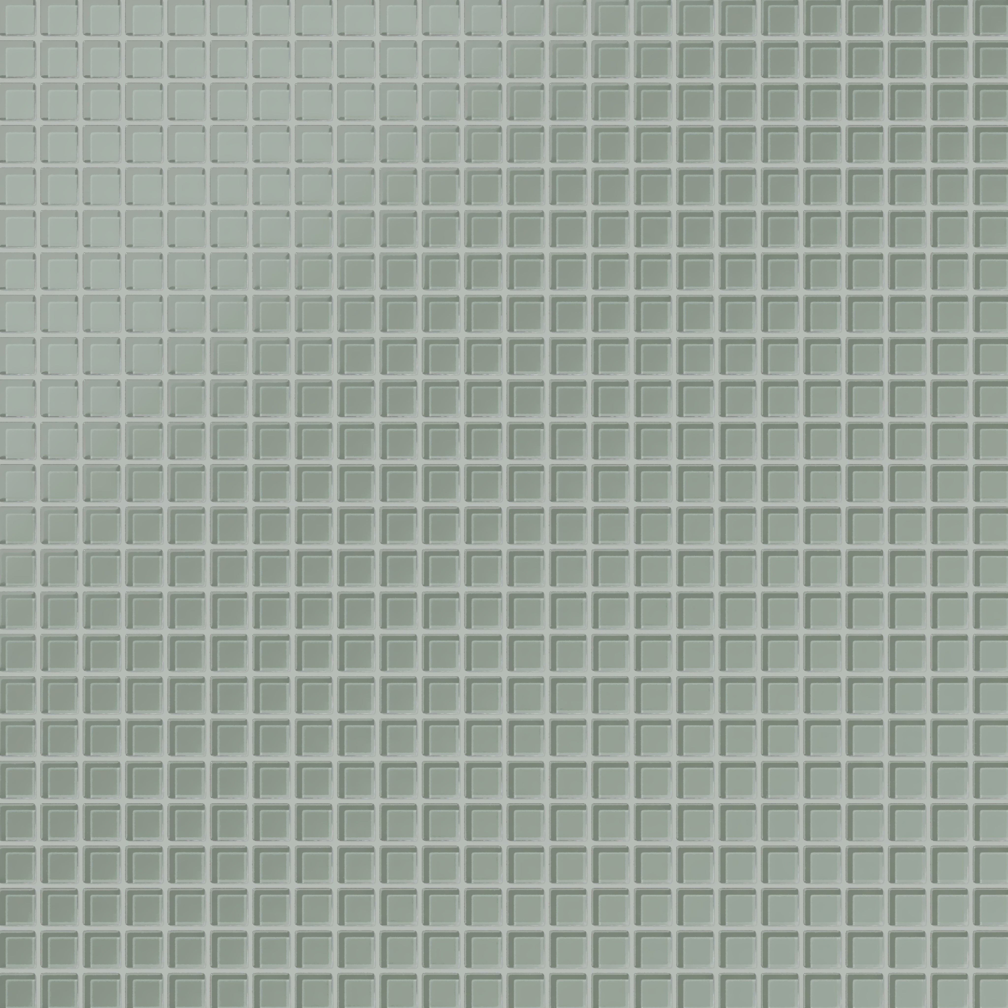 1x1 Straight Set Sheeted Glass Mosaic Tile in Hummingbird Matte
