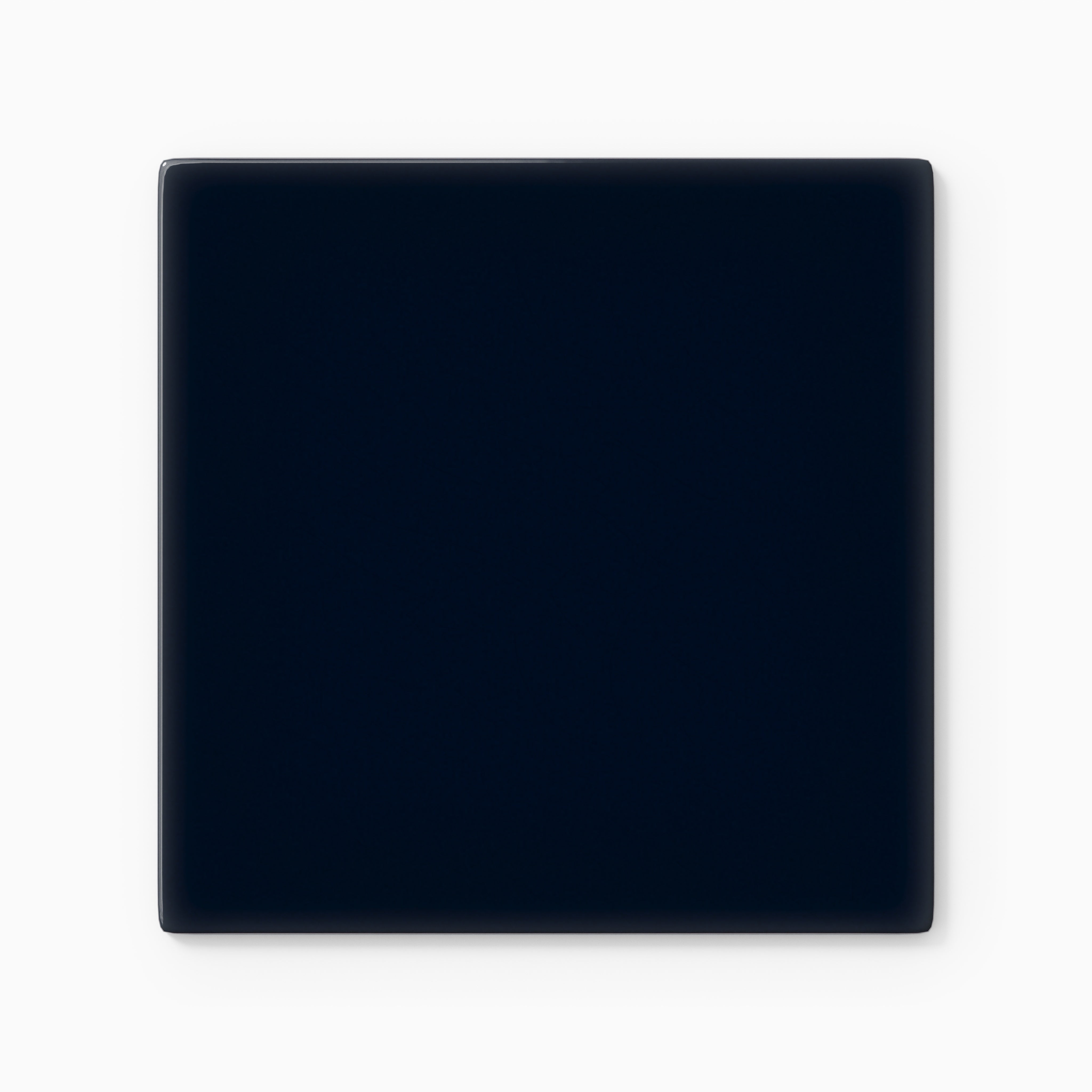 8x8 Original Ceramic Tile in Navy Blue Gloss