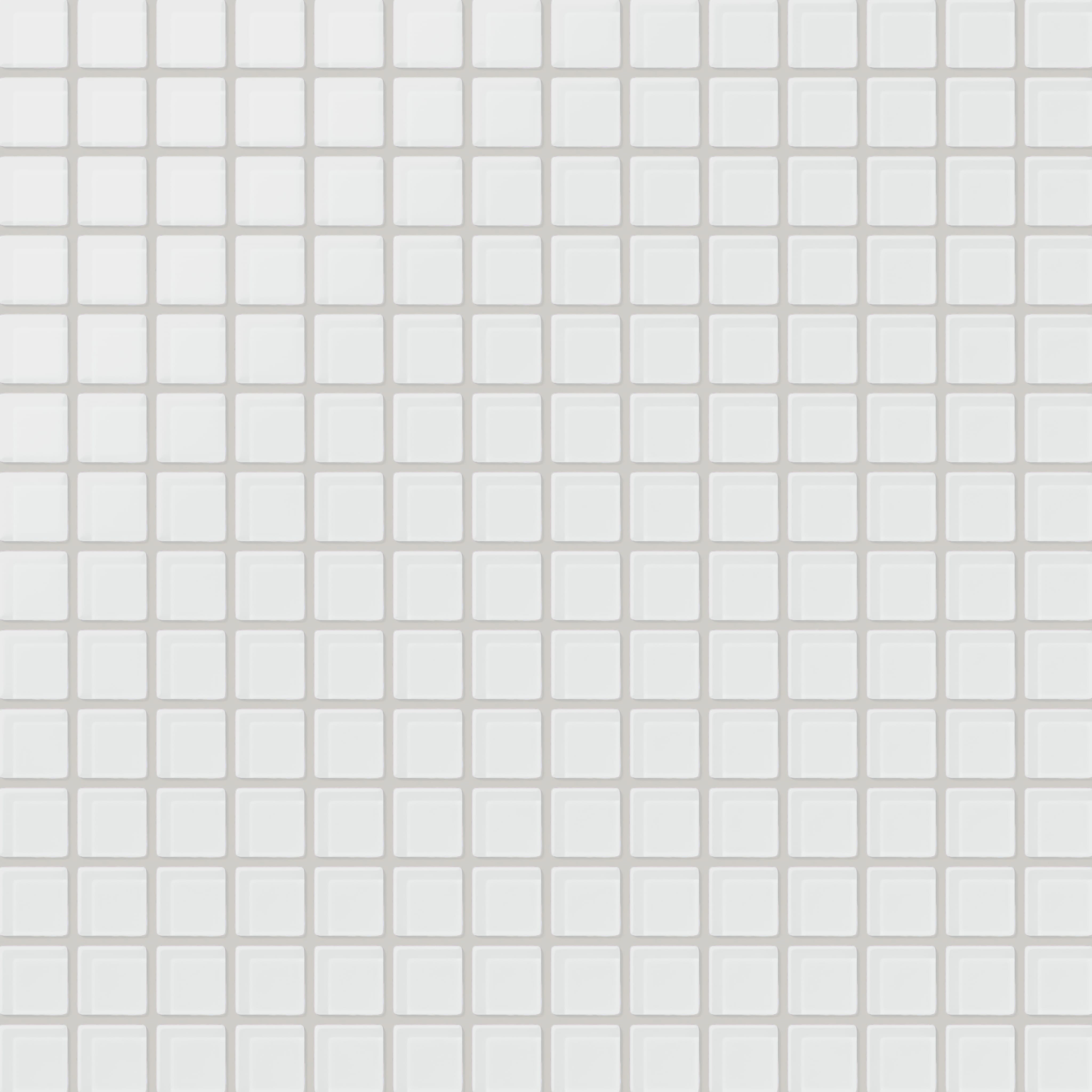 Factory Sale 1x1 Straight Set Sheeted Glass Mosaic Tile in Egret Matte