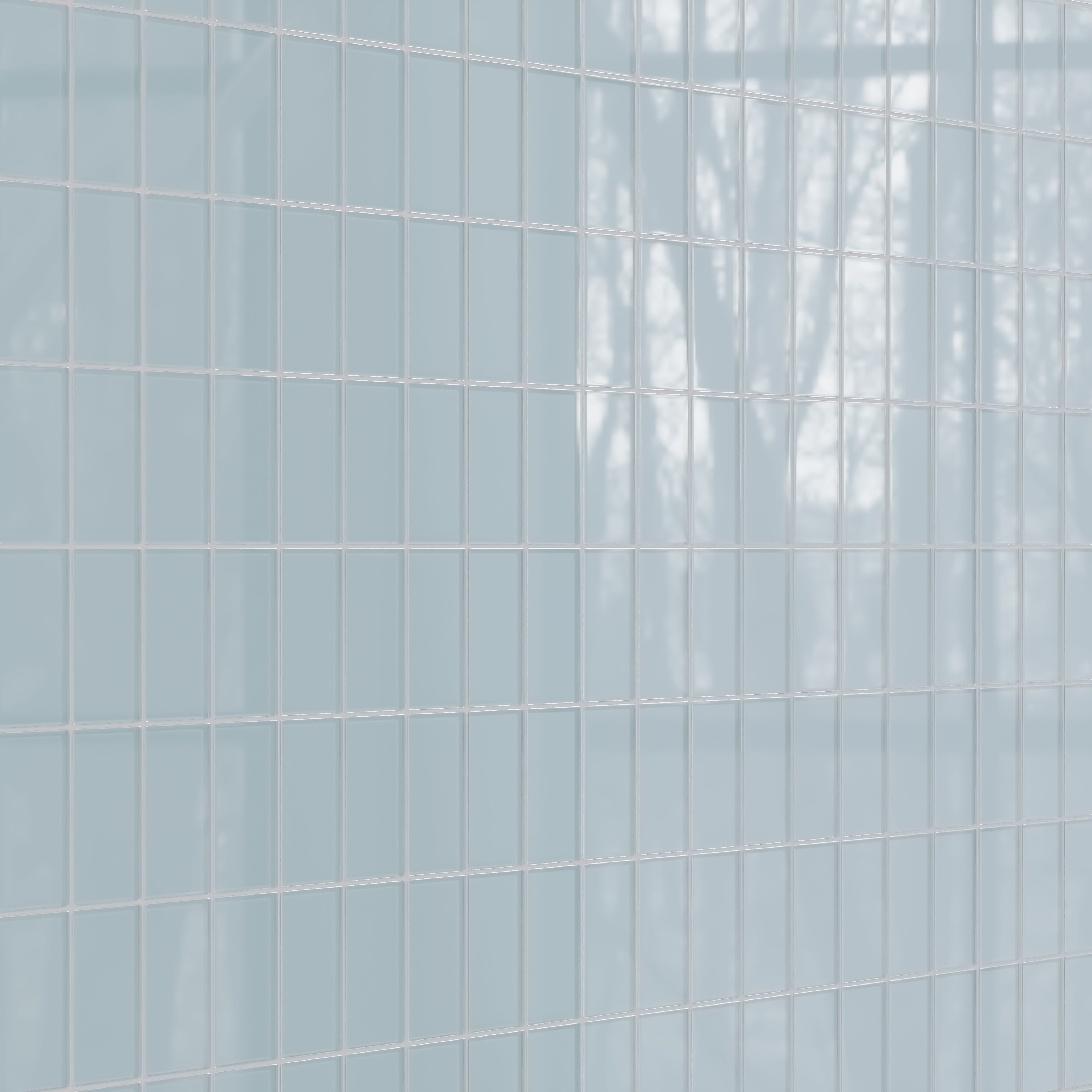 3x6 Glass Tile in Partridge Gloss