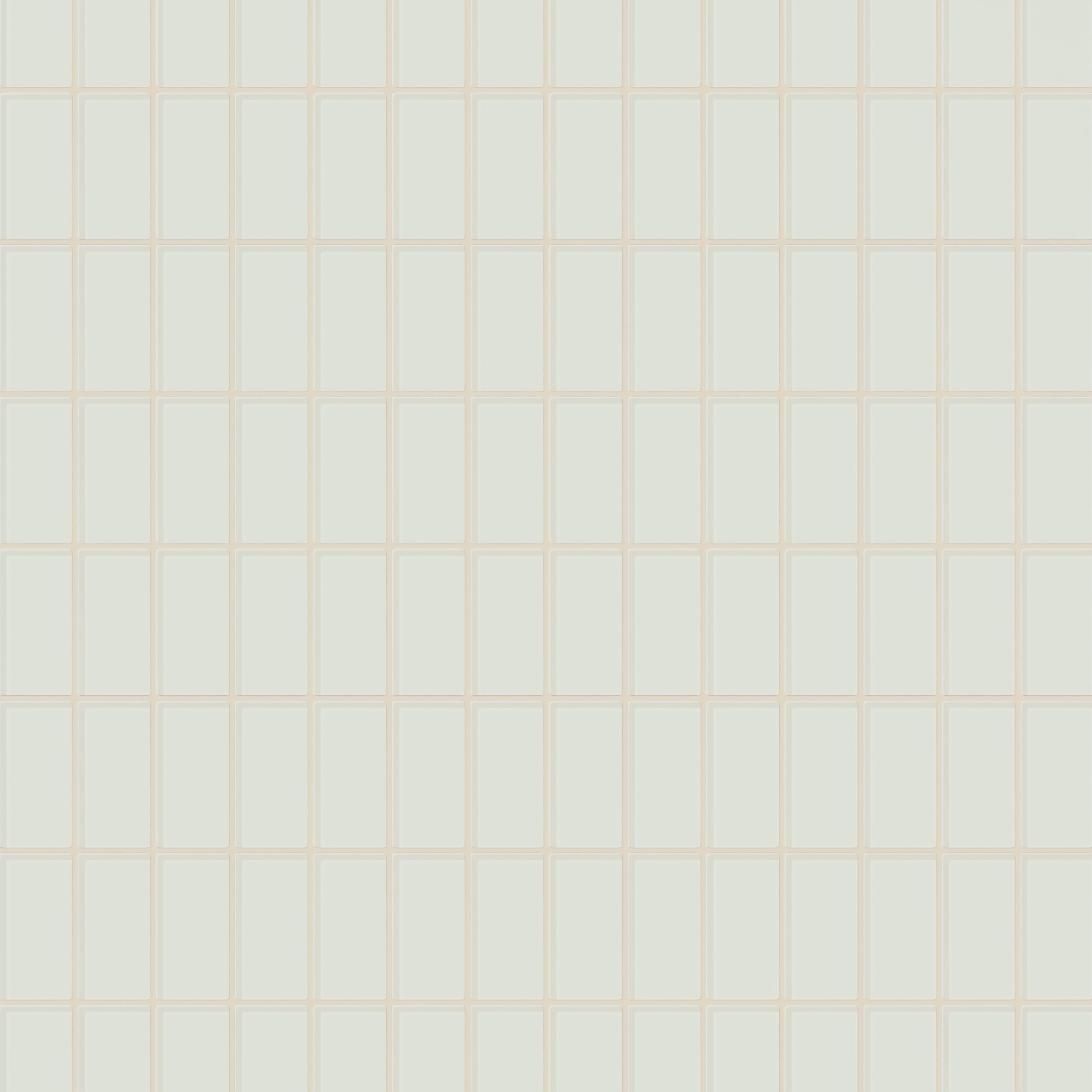 2x4 Straight Set Sheeted Glass Mosaic Tile in Flycatcher Gloss