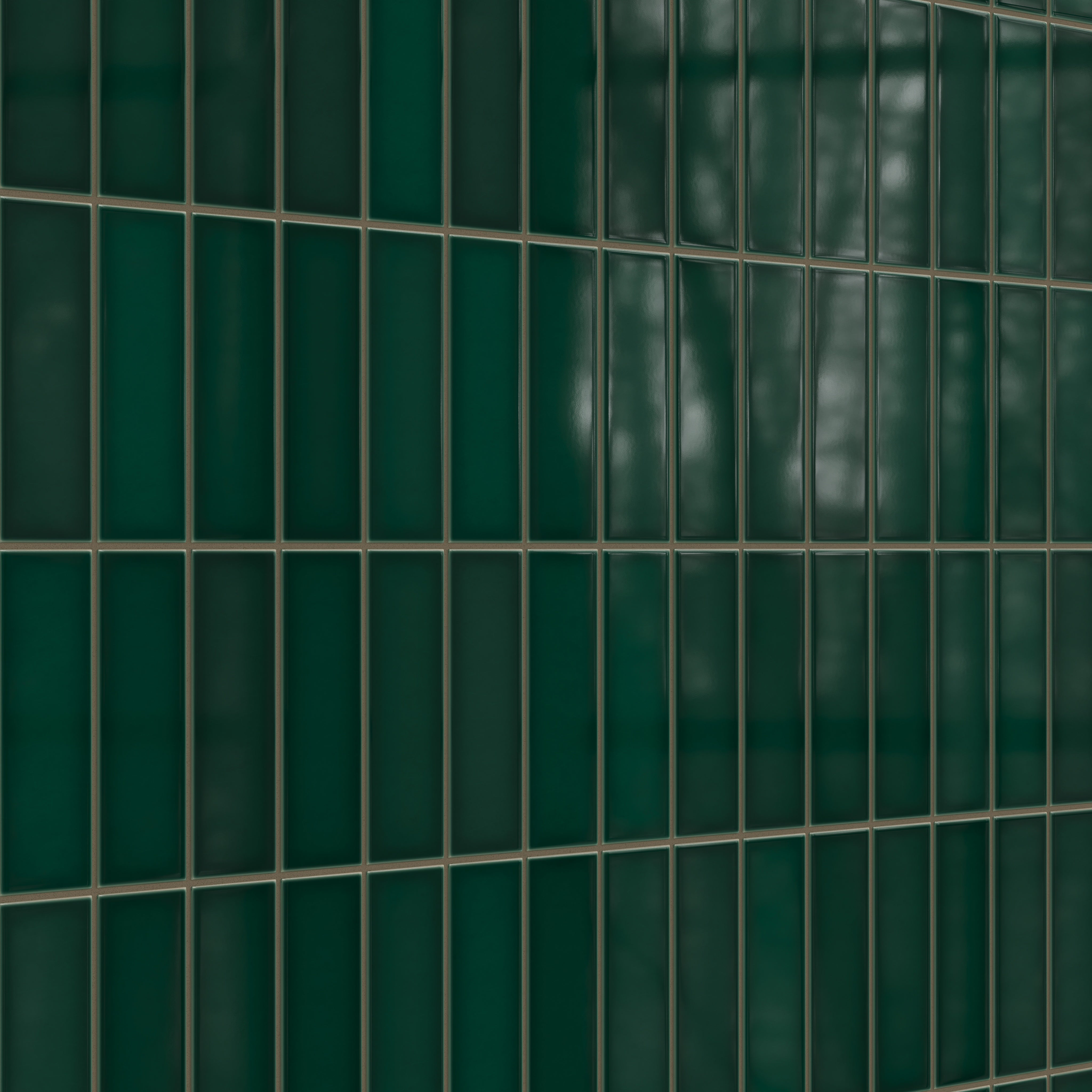 3x9 Original Ceramic Tile in Evergreen Gloss
