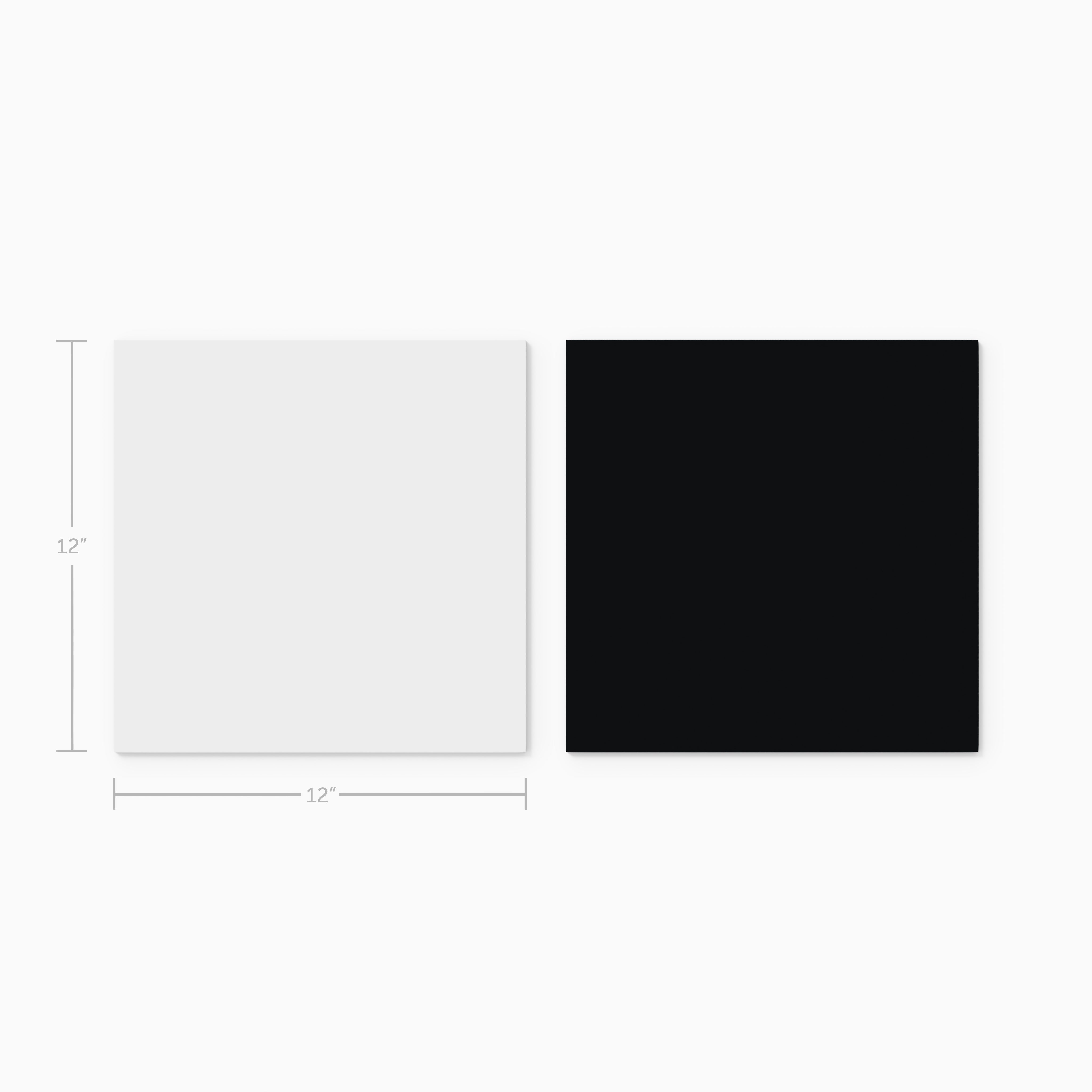 12x12 Natural Press Ceramic Tile in Salt Creek and Bone Black