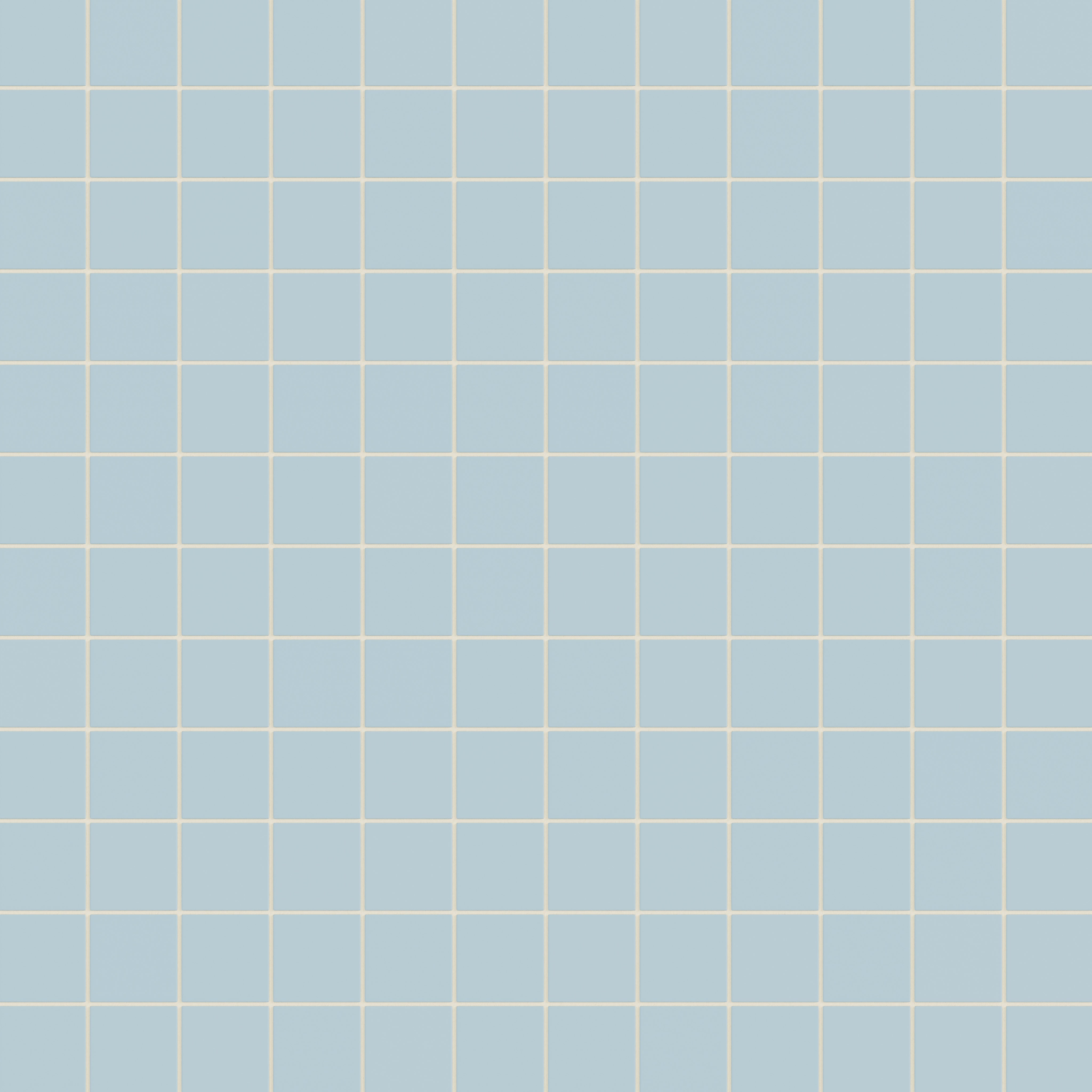 3x3 Straight Set Sheeted Natural Press Ceramic Mosaic Tile in Egyptian Blue Matte
