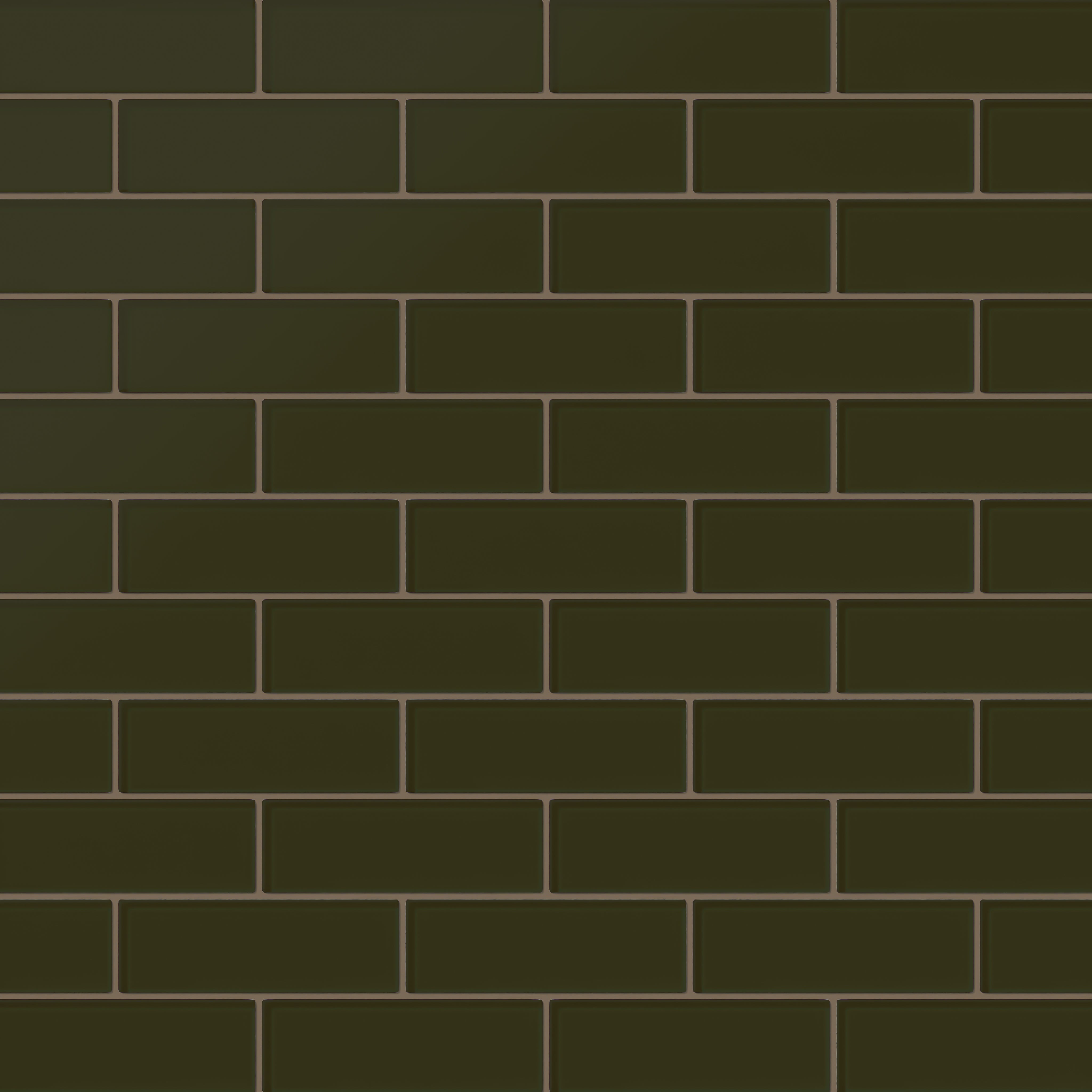 2x6 Glass Tile in Catbird Matte