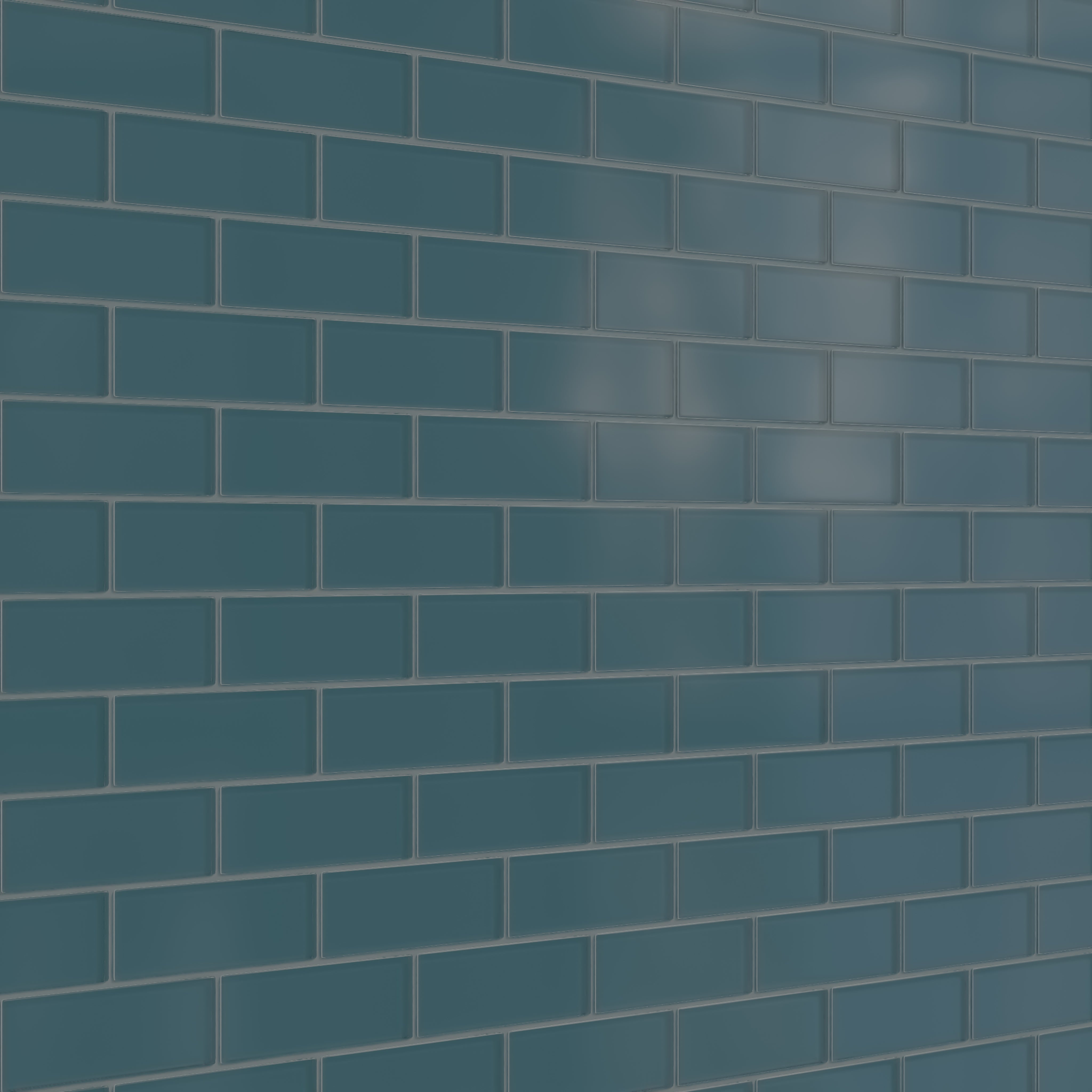 2x6 Glass Tile in Magpie Matte