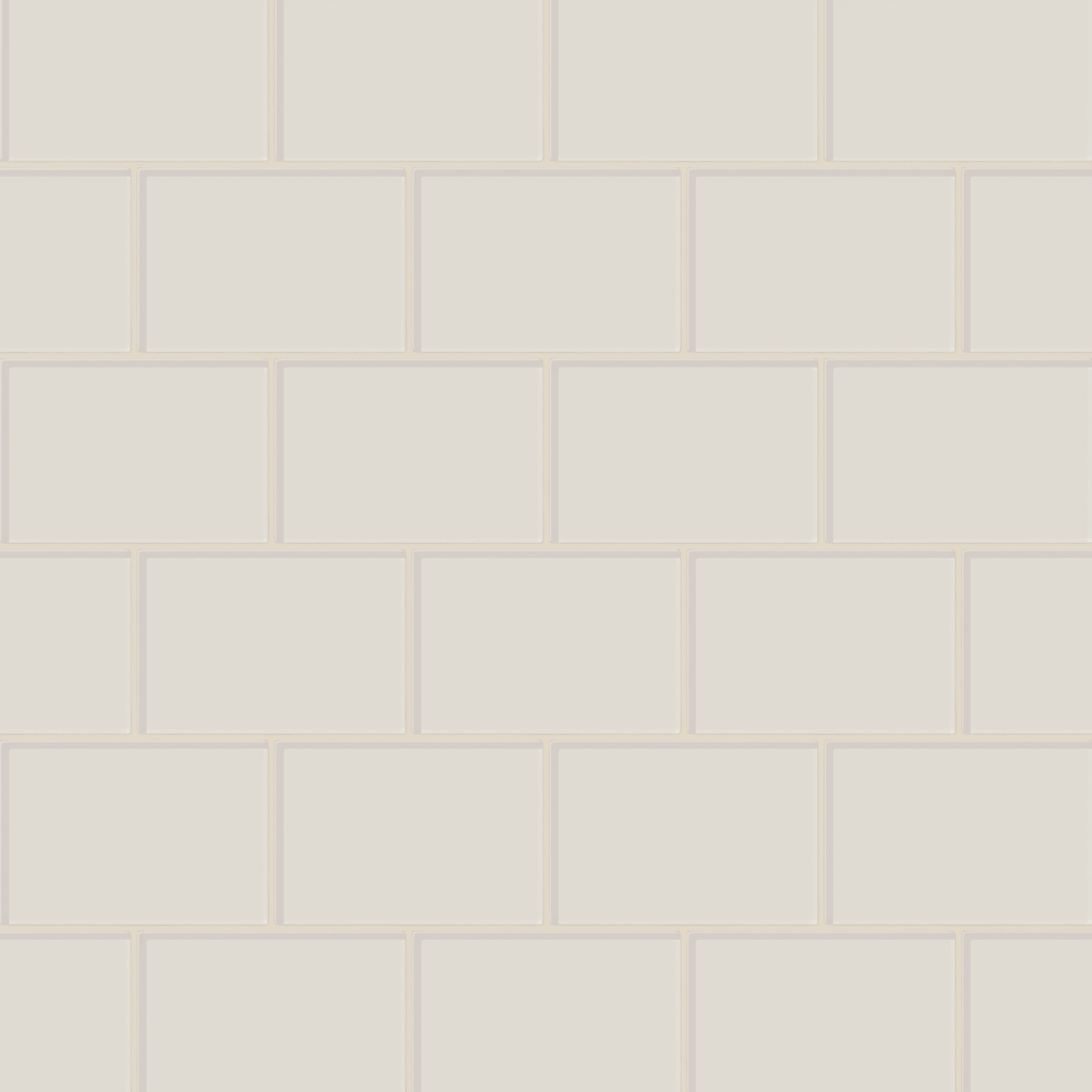 4x6 Glass Tile in Dove Gloss