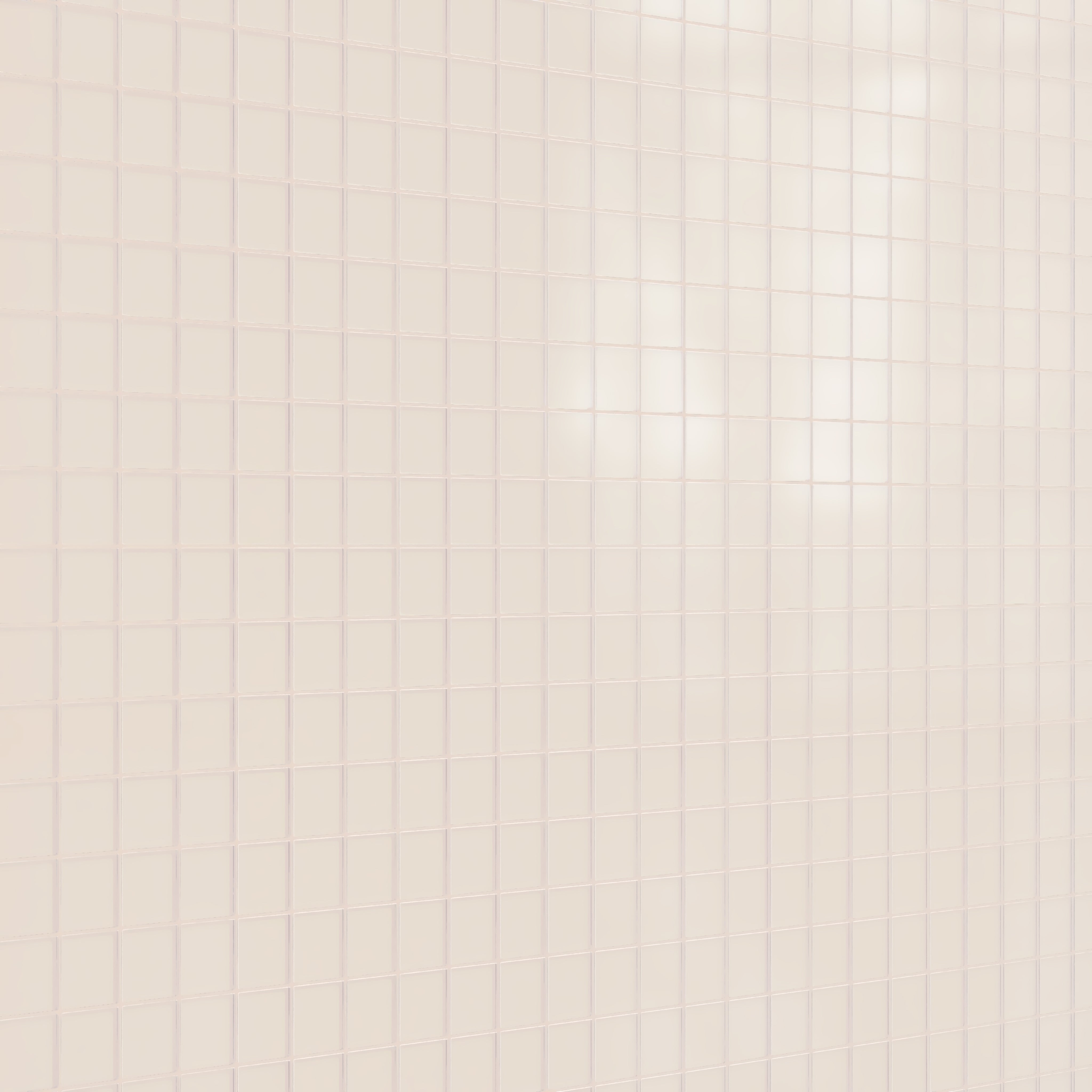 3x3 Straight Set Sheeted Glass Mosaic Tile in Sandpiper Matte