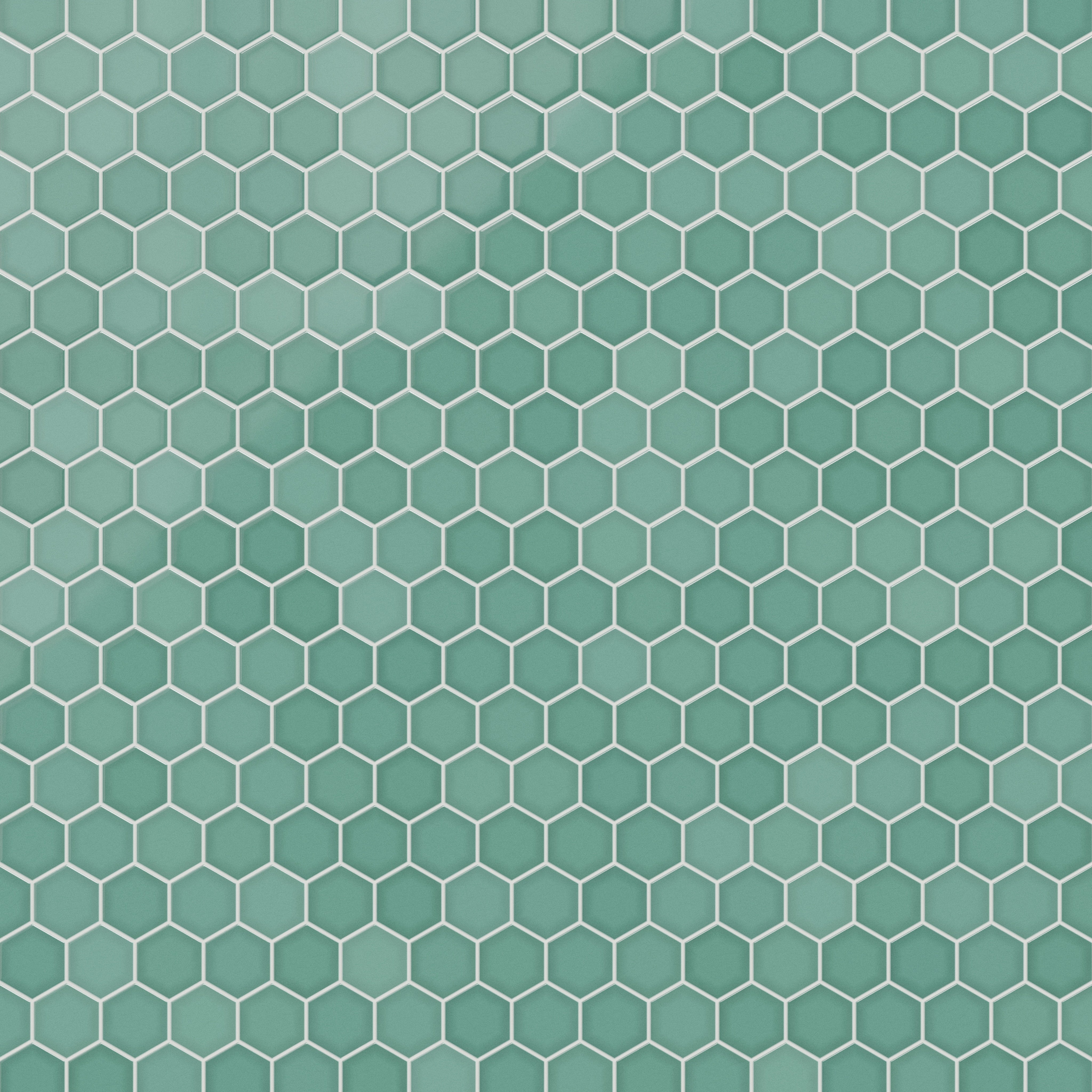 4" Hexagon Original Ceramic Tile in Amalfi Coast Gloss