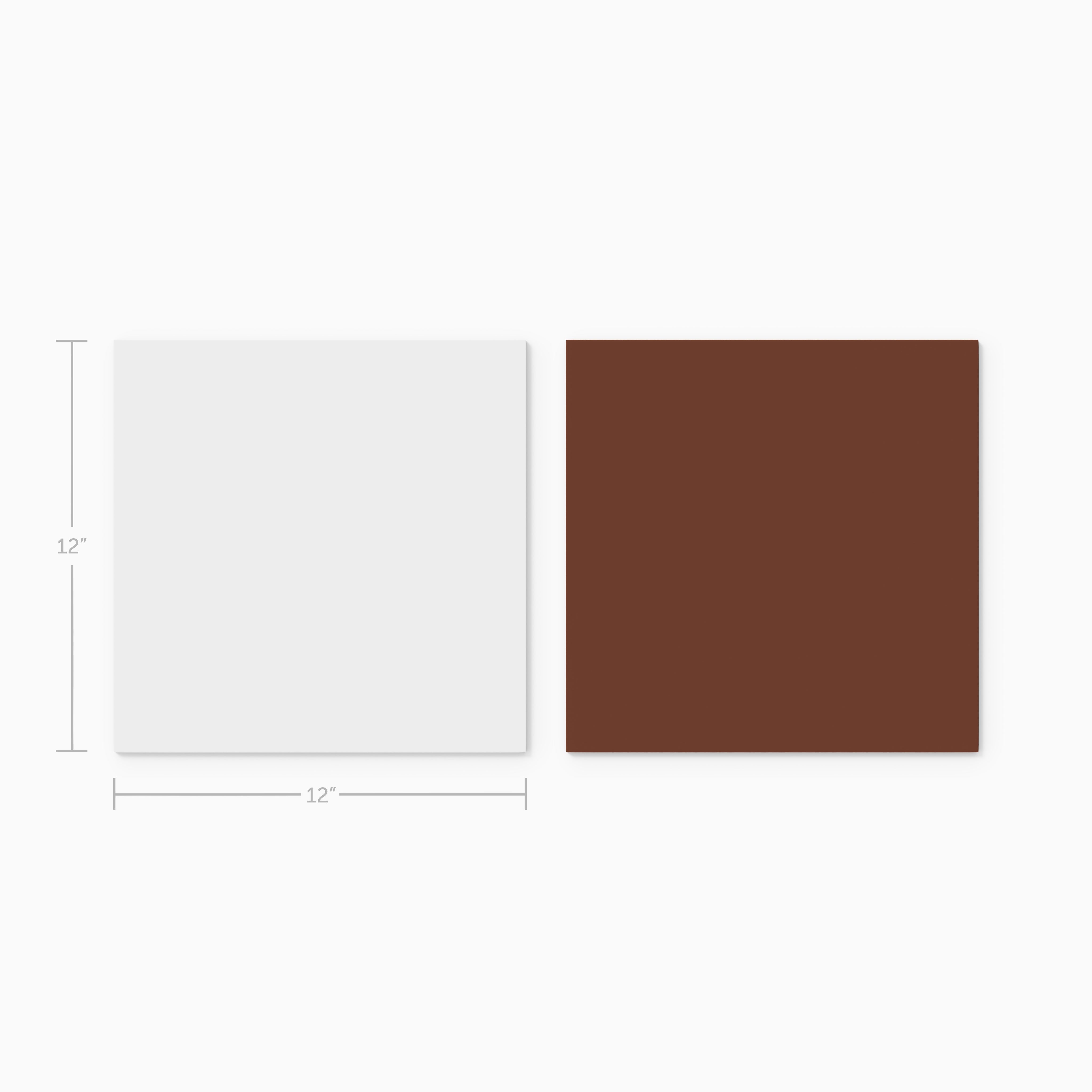 12x12 Natural Press Ceramic Tile in Salt Creek and Red Iron Oxide