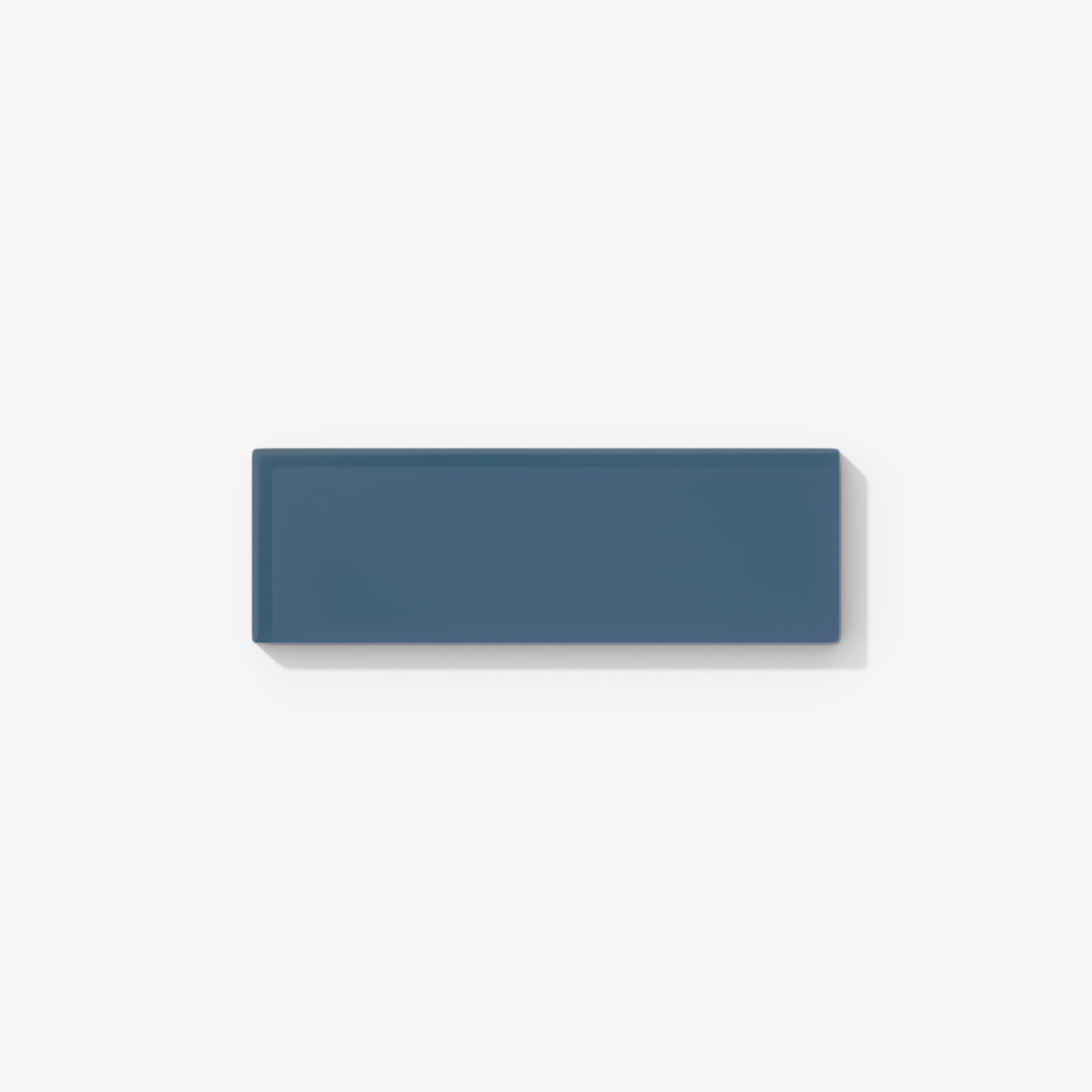 2x6 Glass Tile in Blue Jay Matte