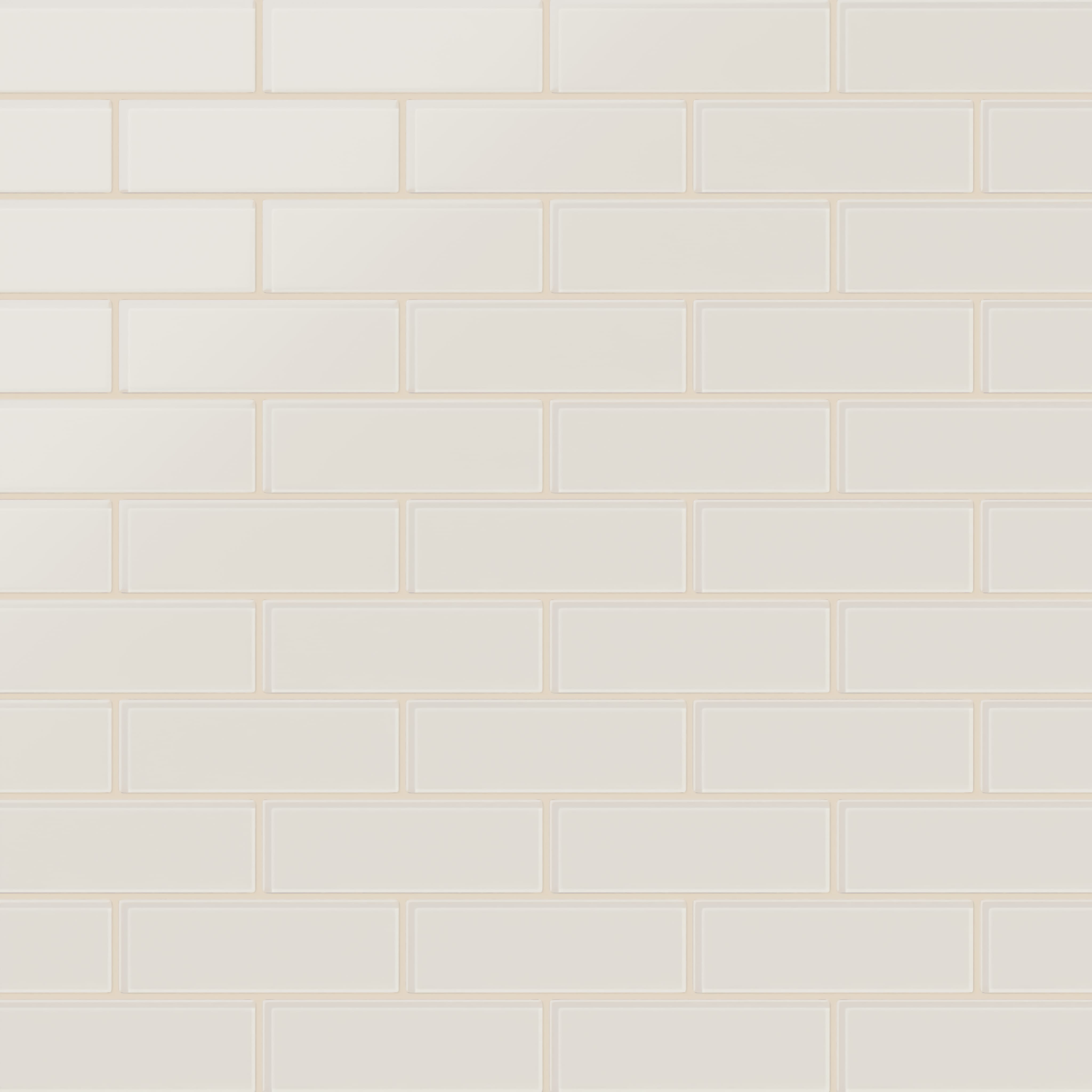 Factory Sale 2x6 Glass Tile in Dove Matte