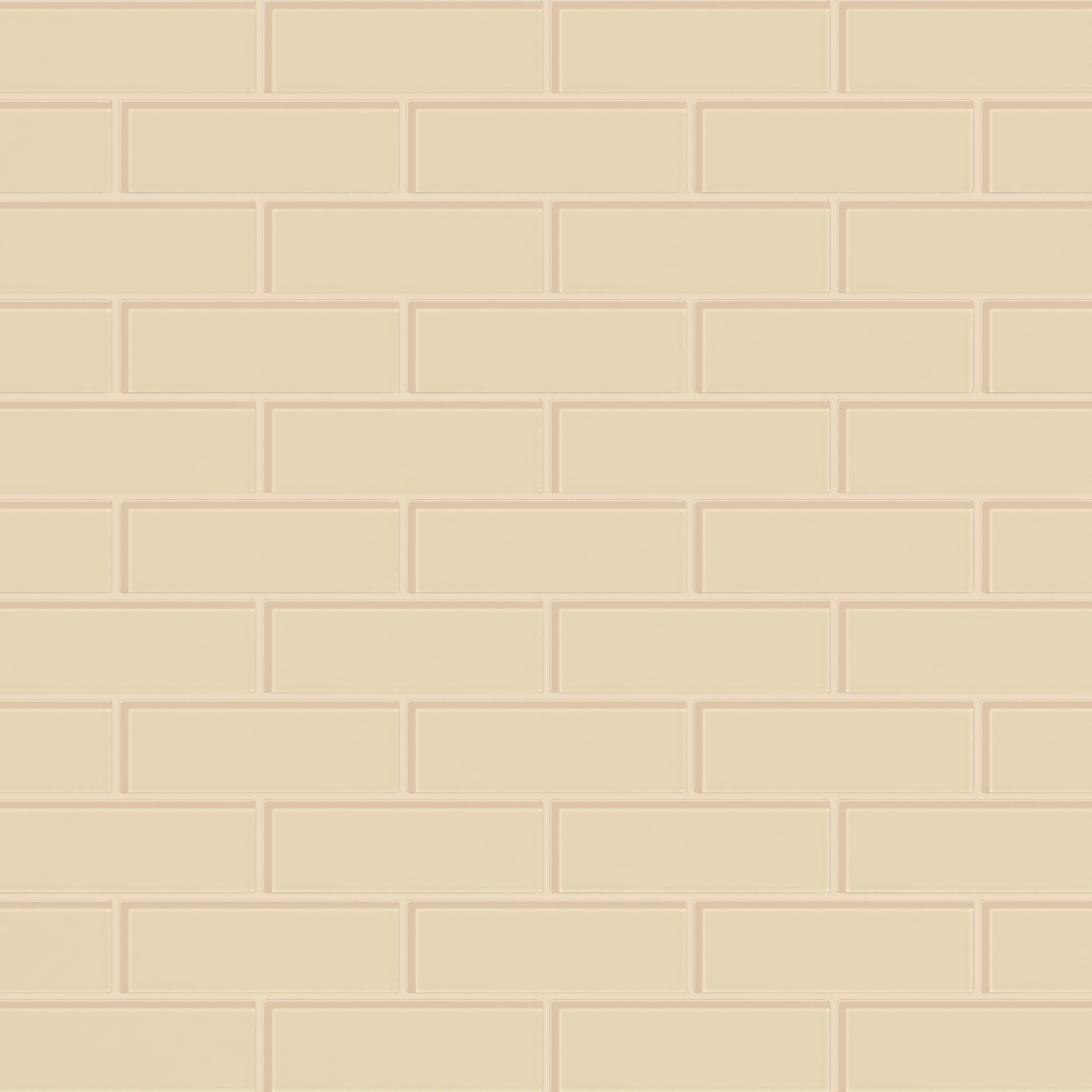 2x6 Glass Tile in Chickadee Gloss