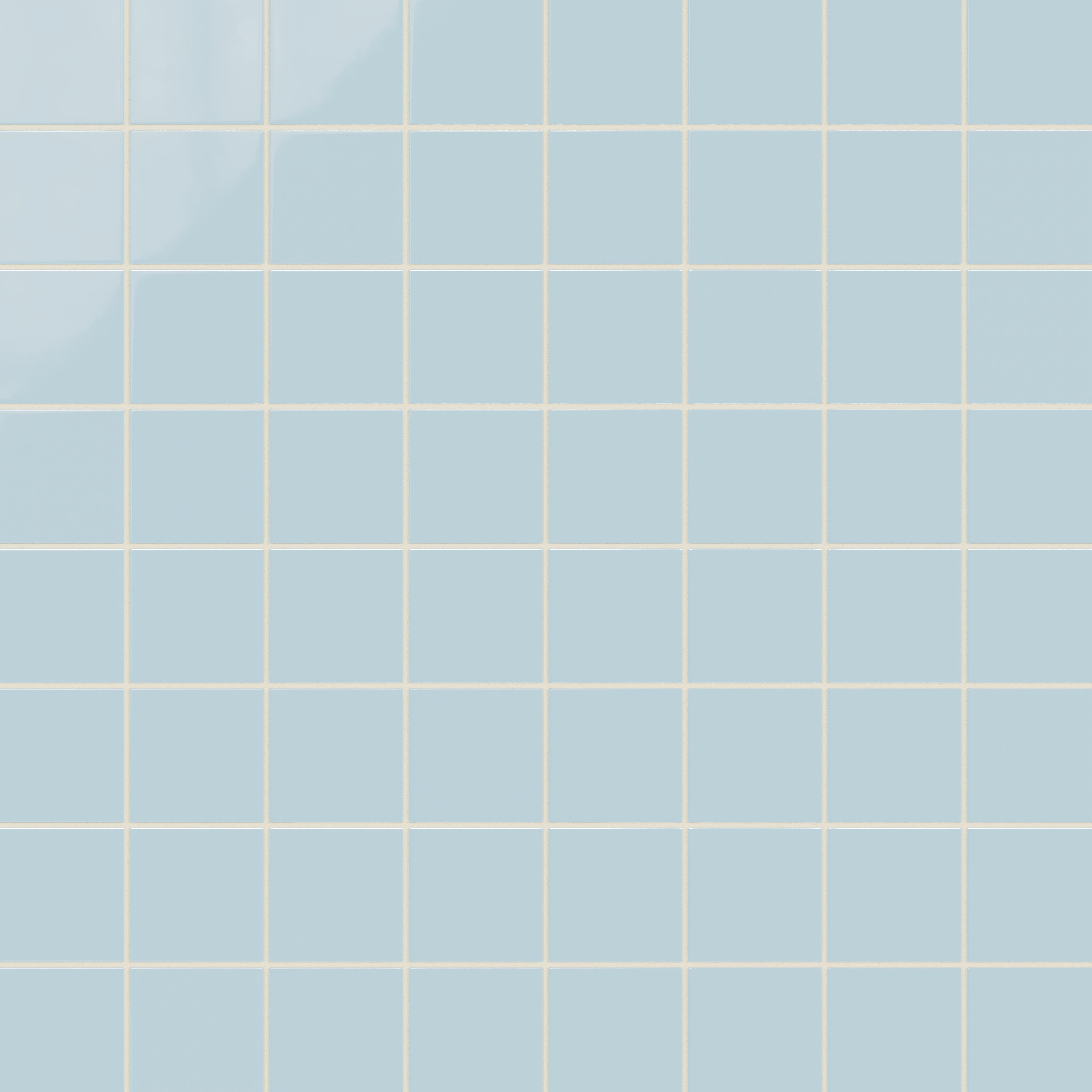 4x4 Natural Press Ceramic Tile in Egyptian Blue Gloss