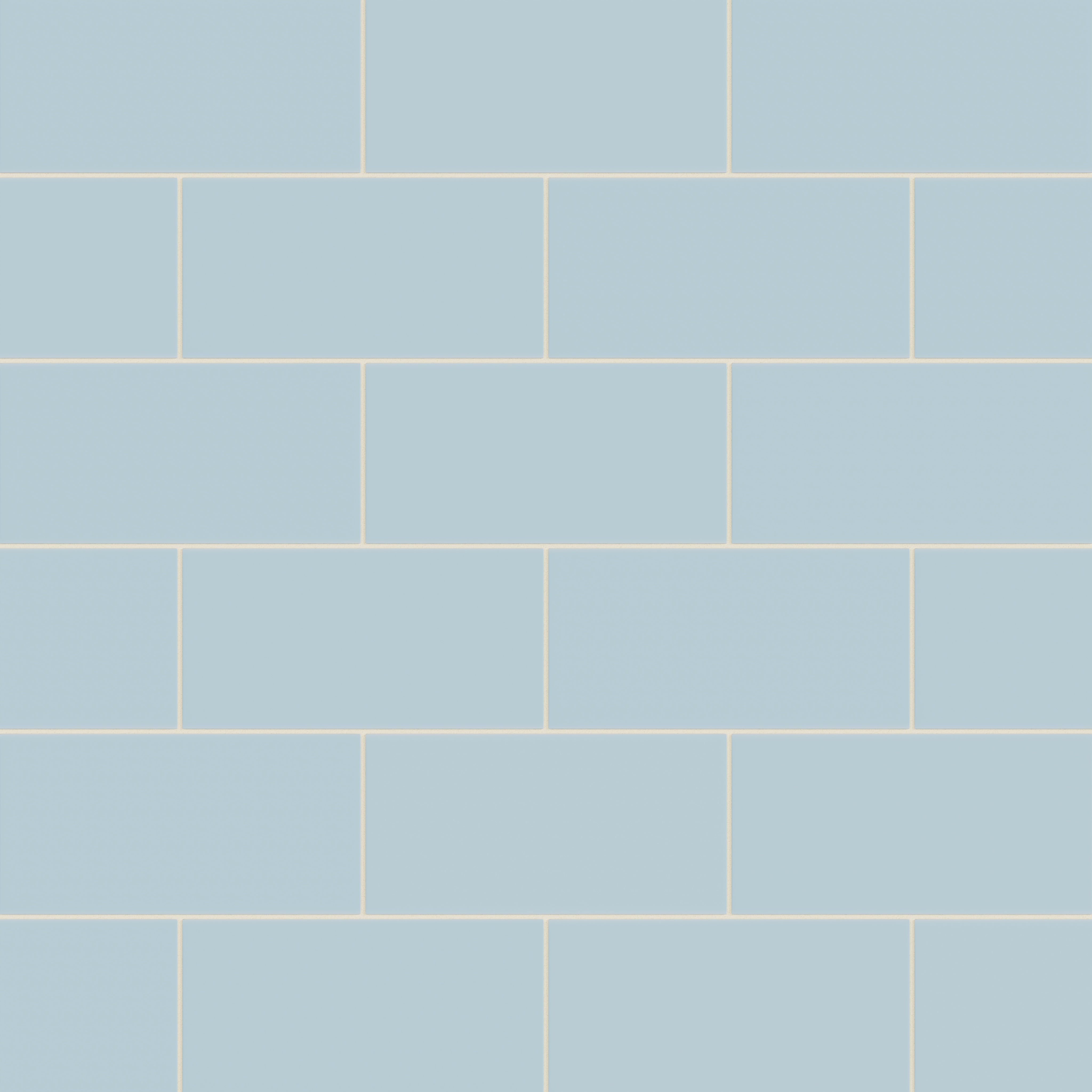 6x12 Natural Press Ceramic Tile in Egyptian Blue Matte