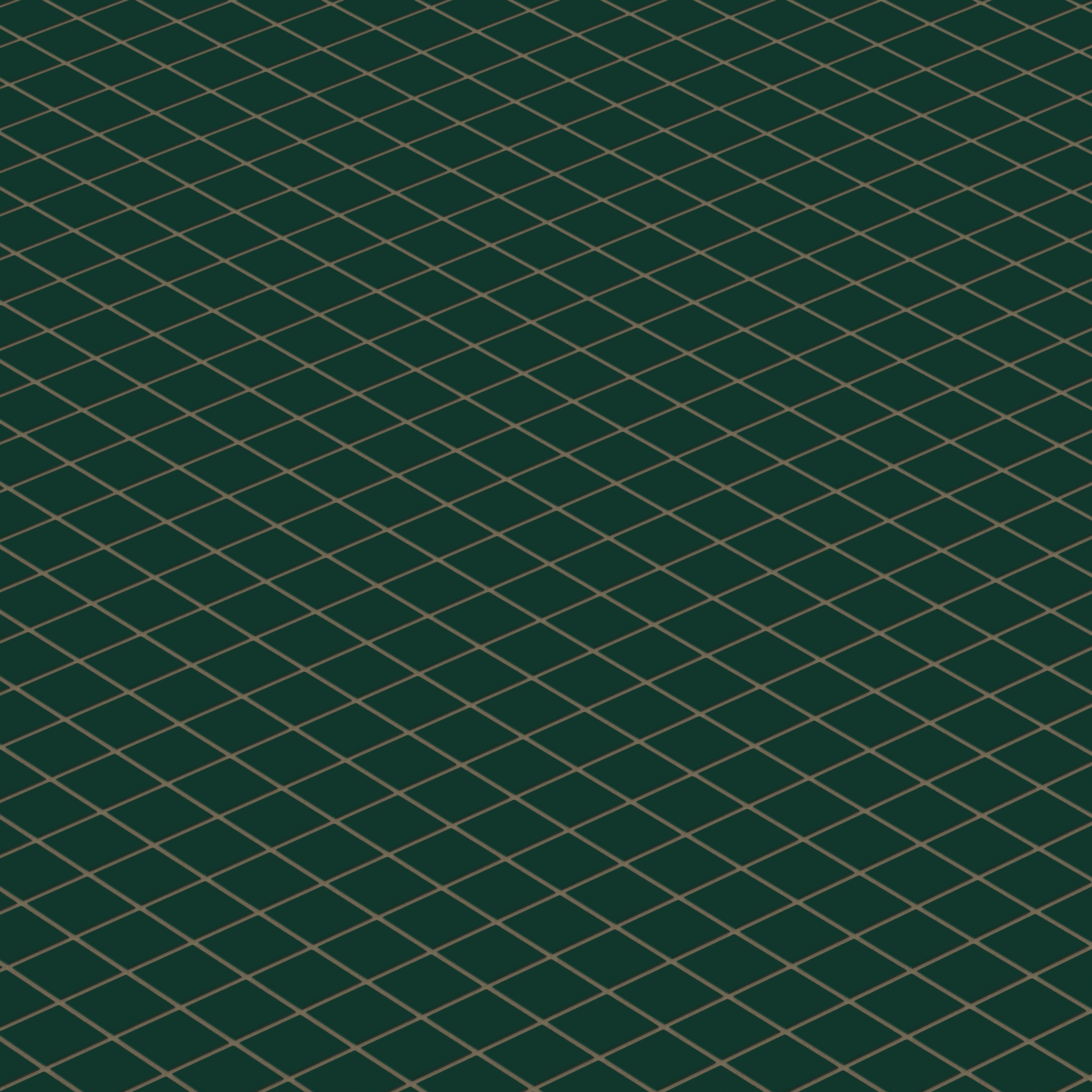 2x2 Straight Set Sheeted Original Ceramic Mosaic Tile in Evergreen Matte