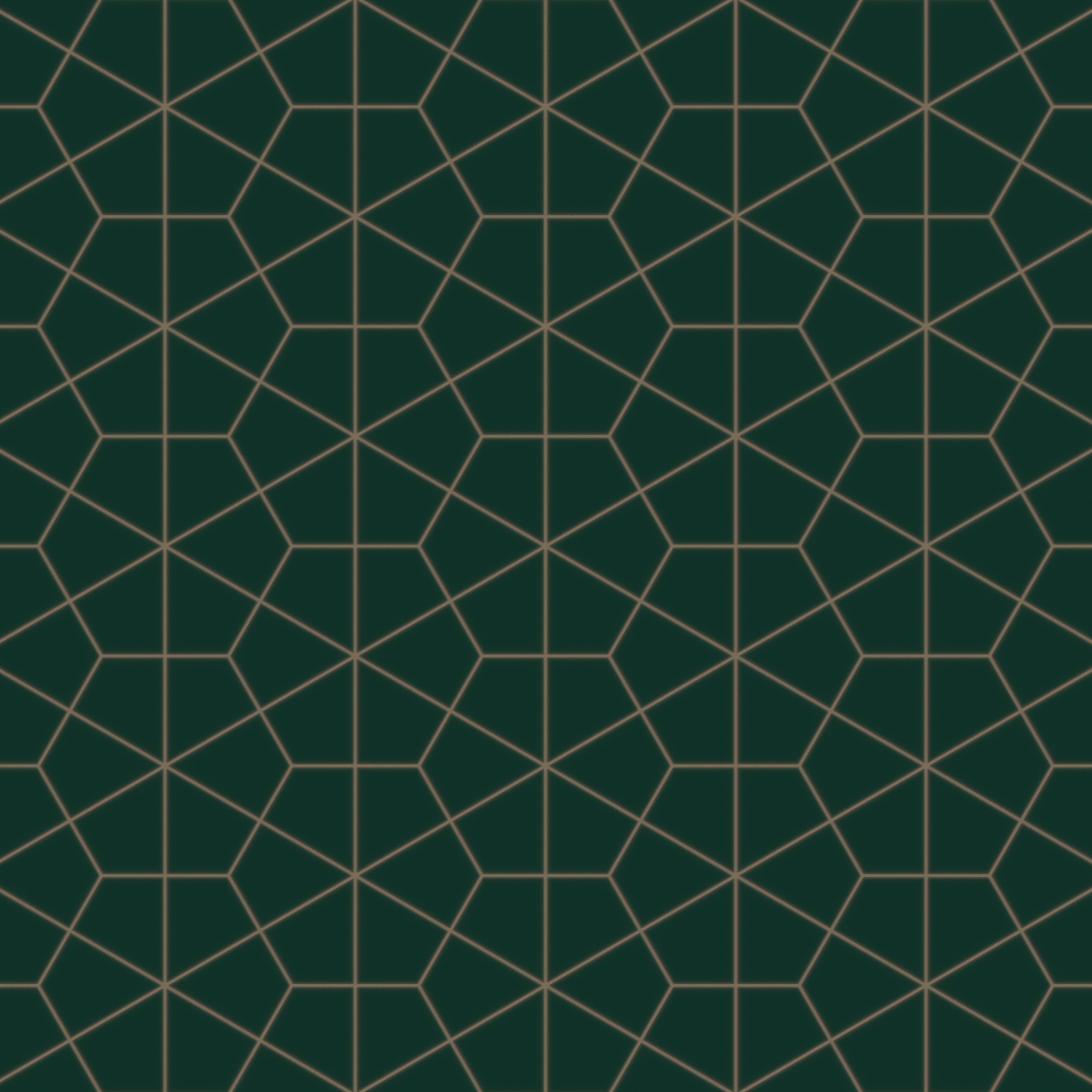Hexite Original Ceramic Tile in Evergreen Matte