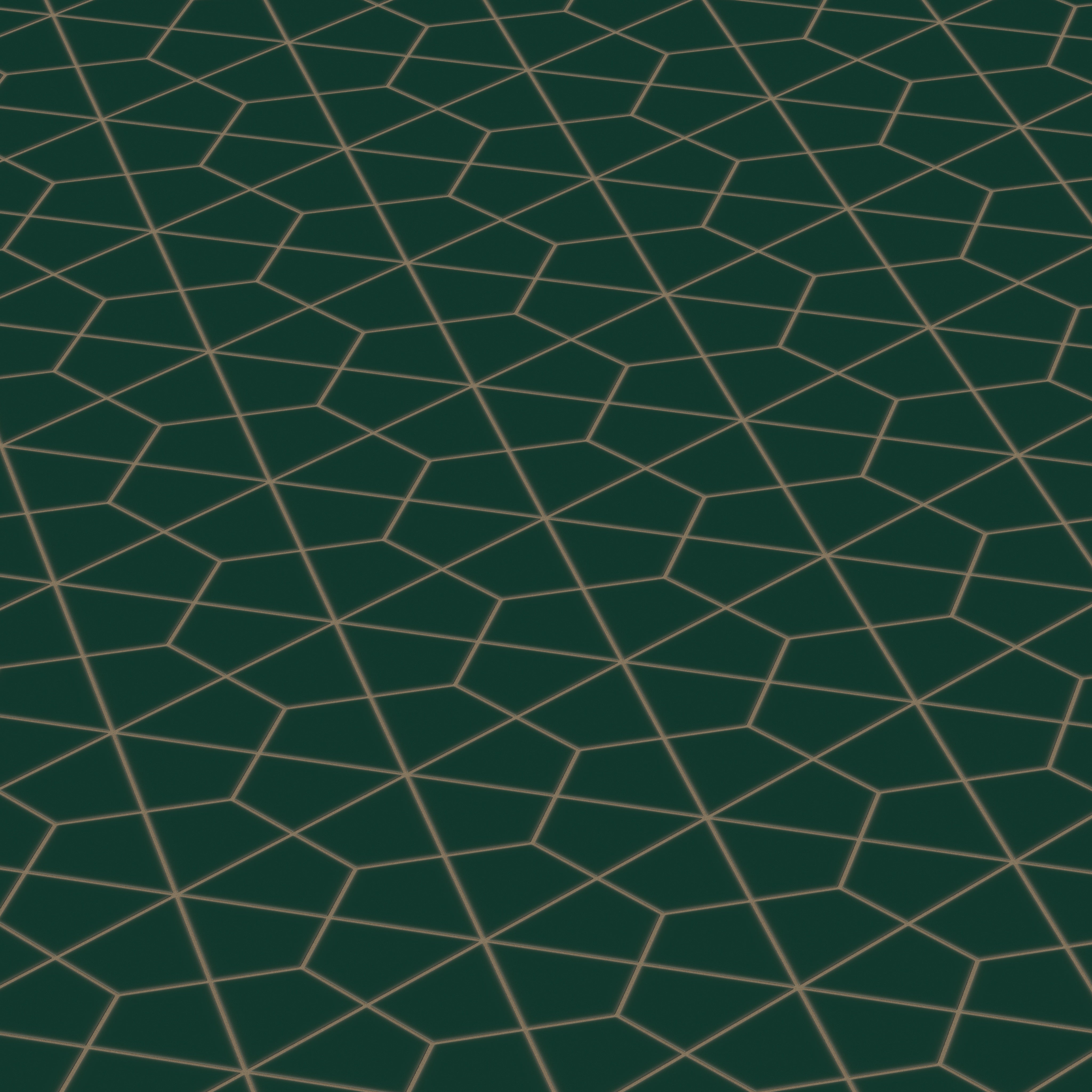 Hexite Original Ceramic Tile in Evergreen Matte