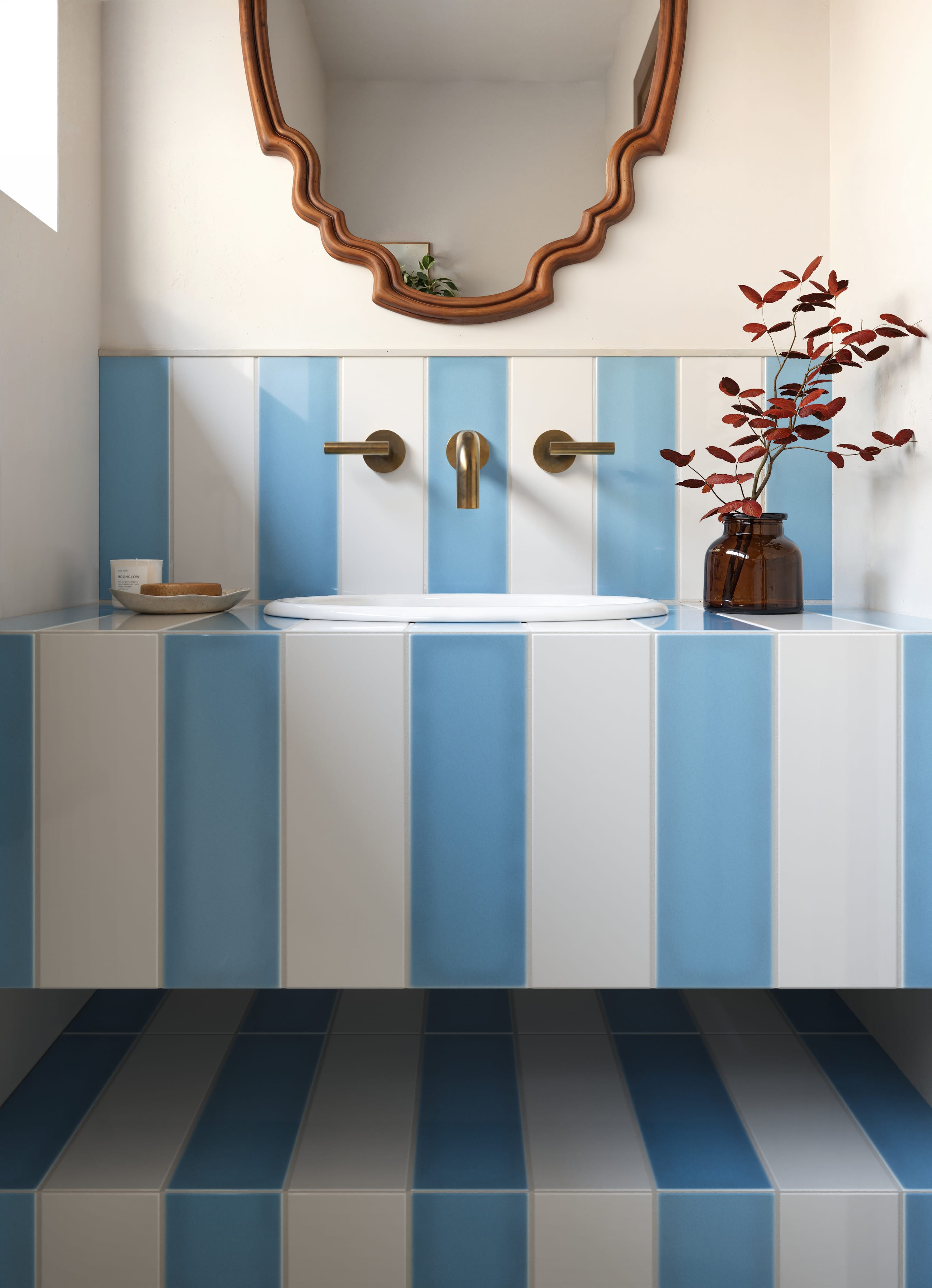 4x12 Original Ceramic Tile in Caribbean Sea Gloss
