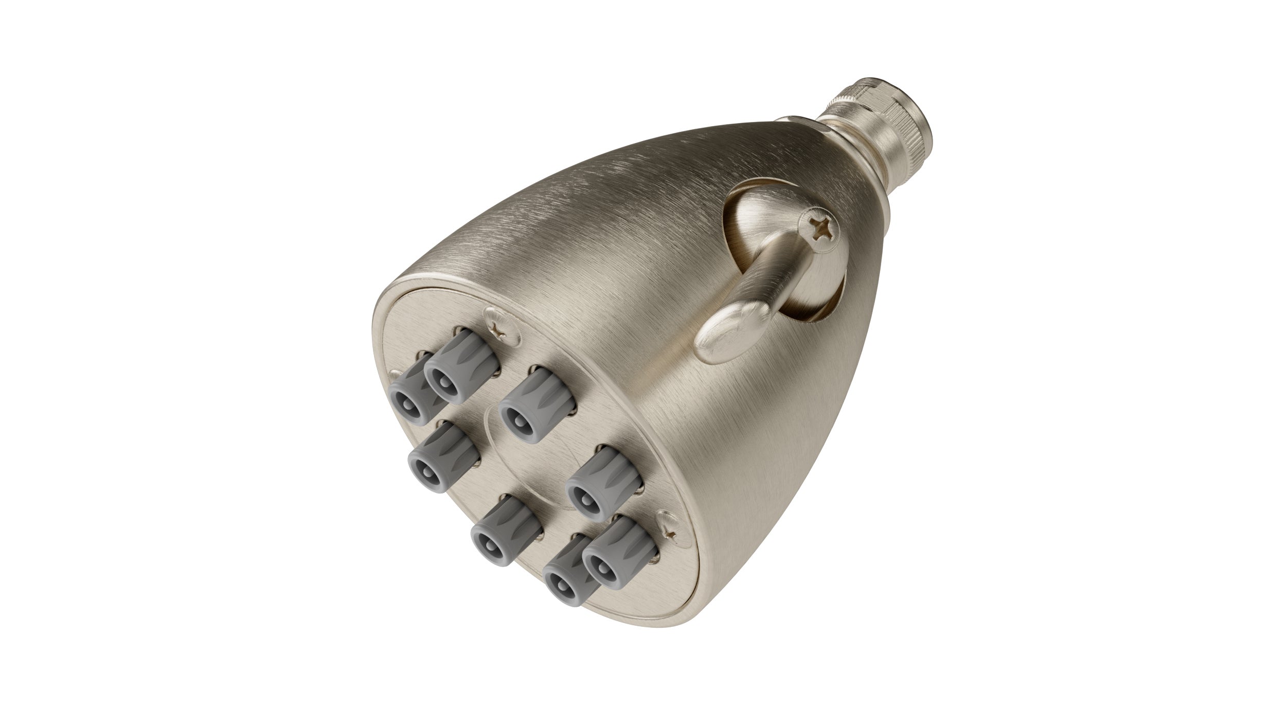 Shower Eight Jet Shower Head in Satin Nickel