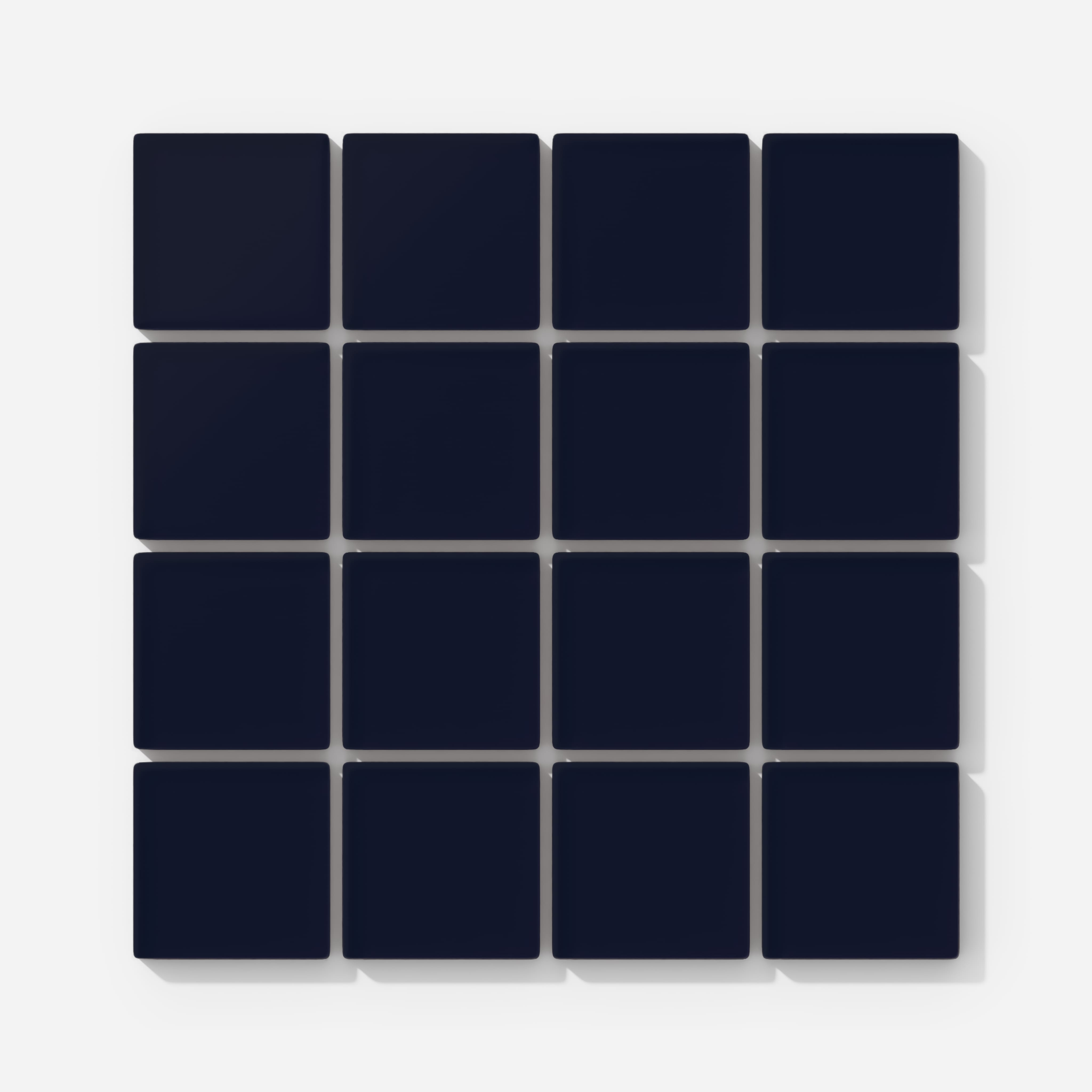 Factory Sale 2x2 Straight Set Sheeted Glass Mosaic Tile in Barn Swallow Matte