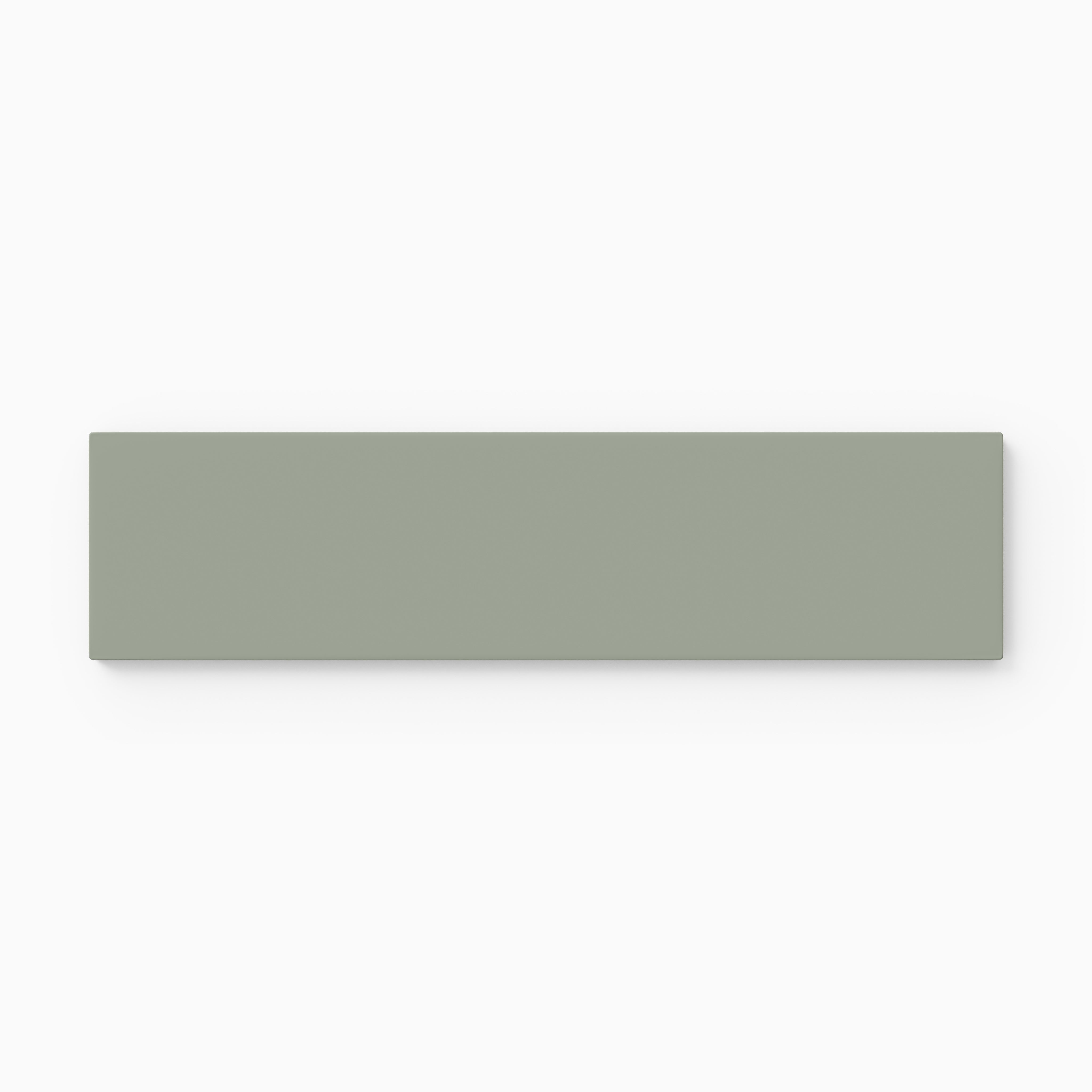 2x8 Natural Press Ceramic Tile in Terre Verte Matte