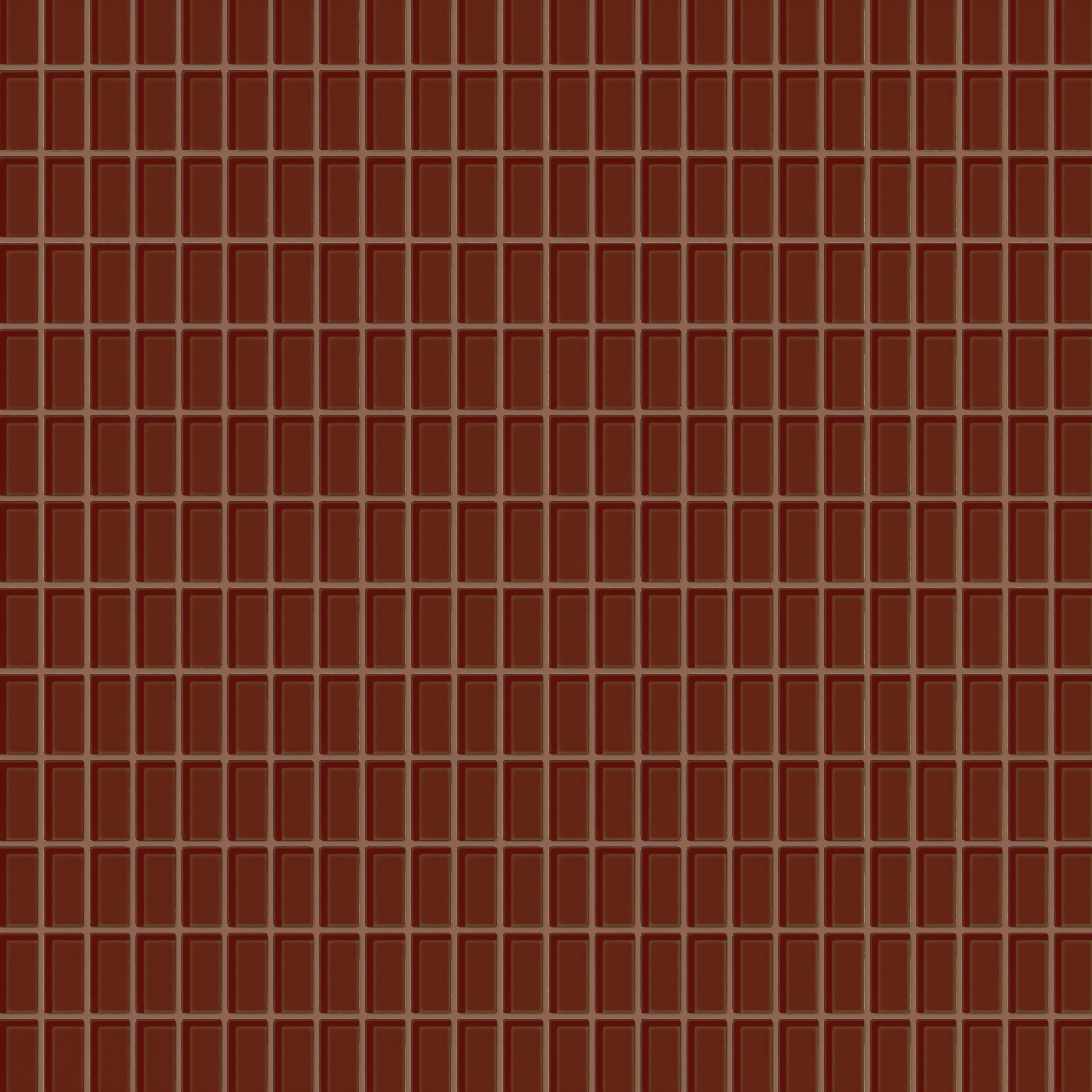 1x2 Straight Set Sheeted Glass Mosaic Tile in Pheasant Gloss