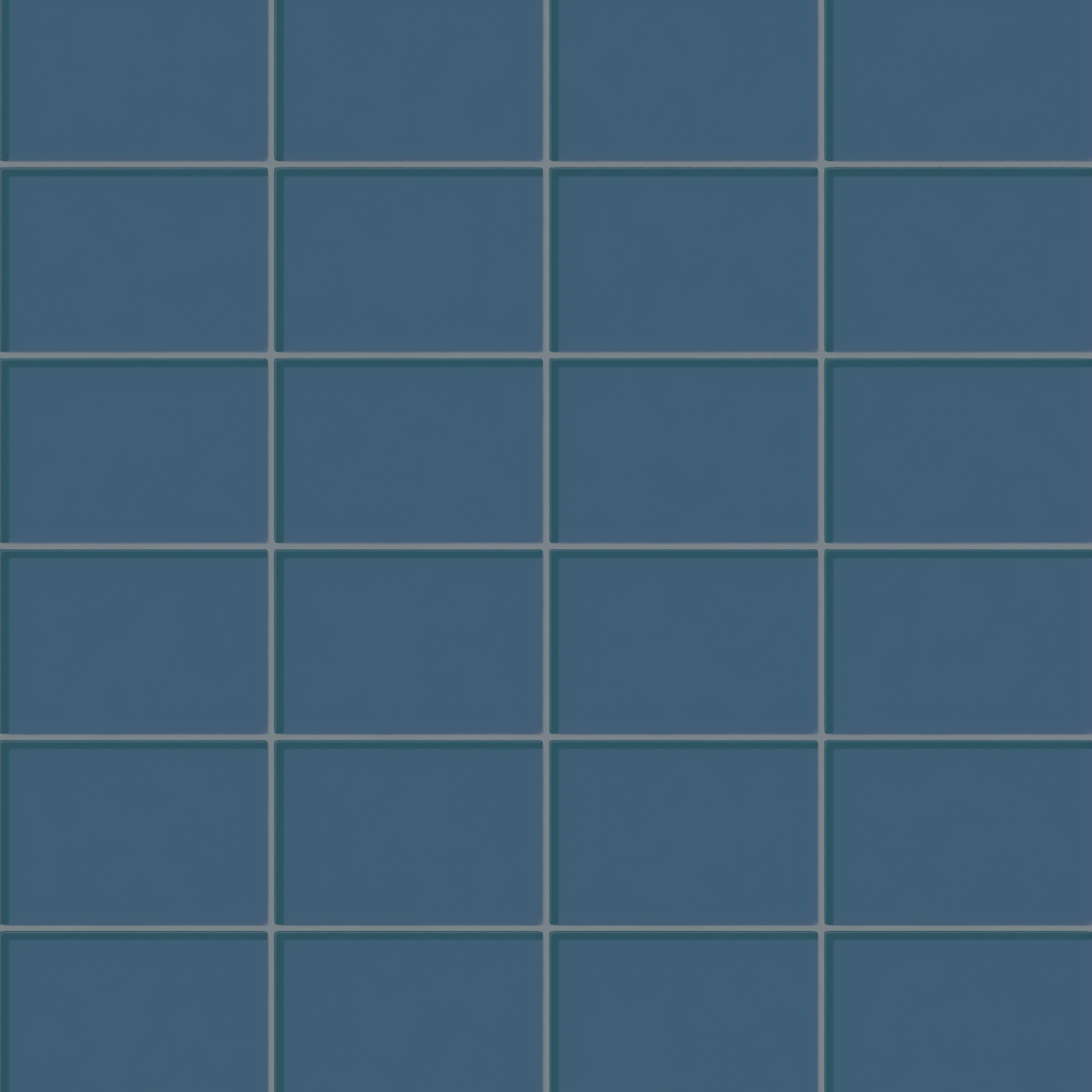 4x6 Glass Tile in Blue Jay Gloss