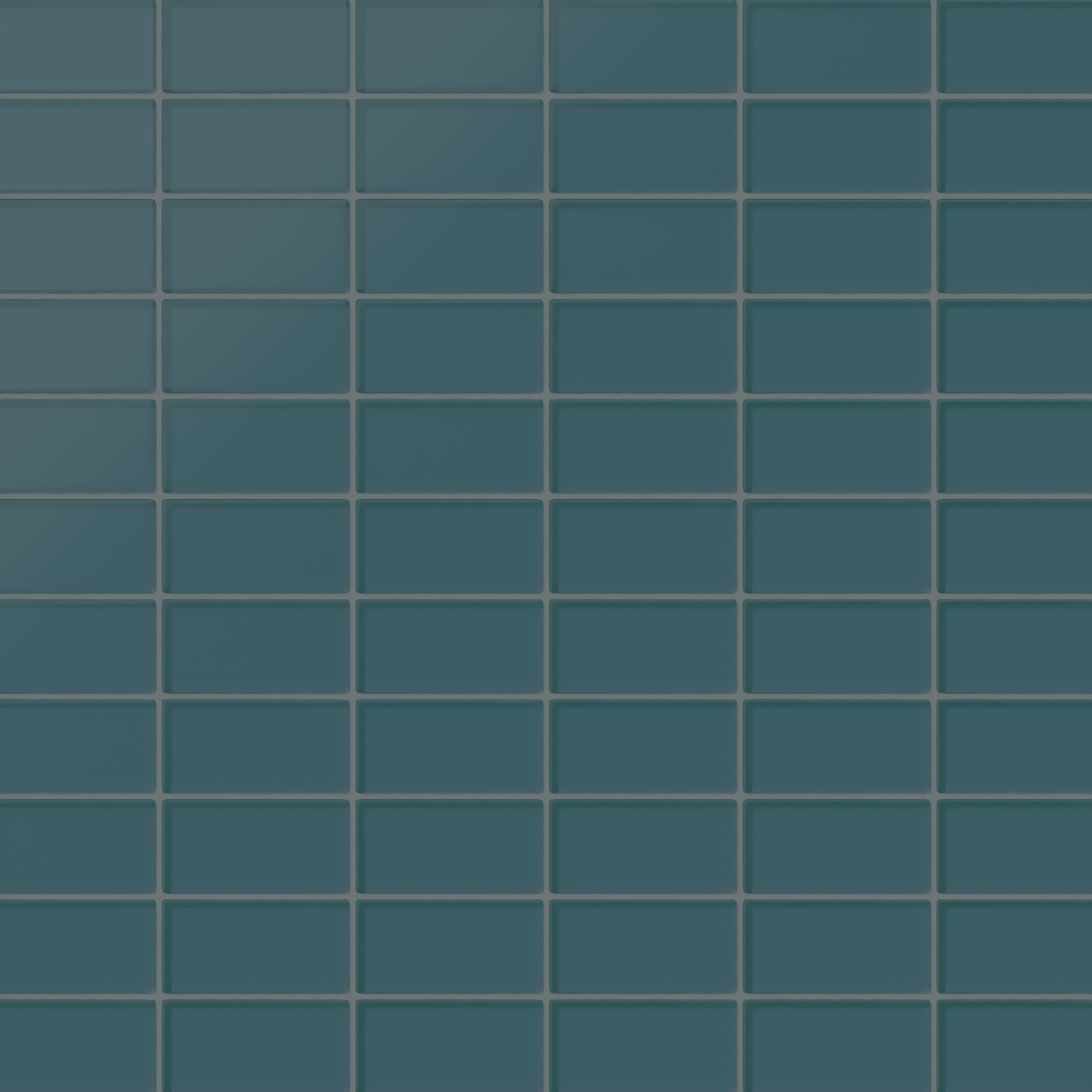 2x4 Straight Set Sheeted Glass Mosaic Tile in Magpie Matte