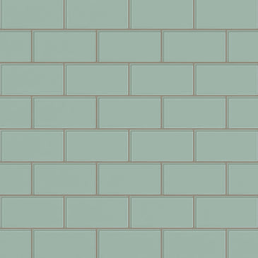 3x6 Glass Tile in Kingfisher Gloss