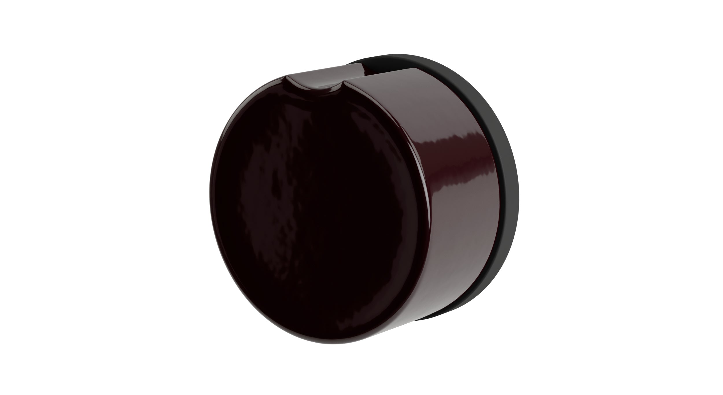 Foundry One Handle Wall Mount Diverter/Volume Control Shower Trim with Groove Ceramic Knob Handle in Matte Black