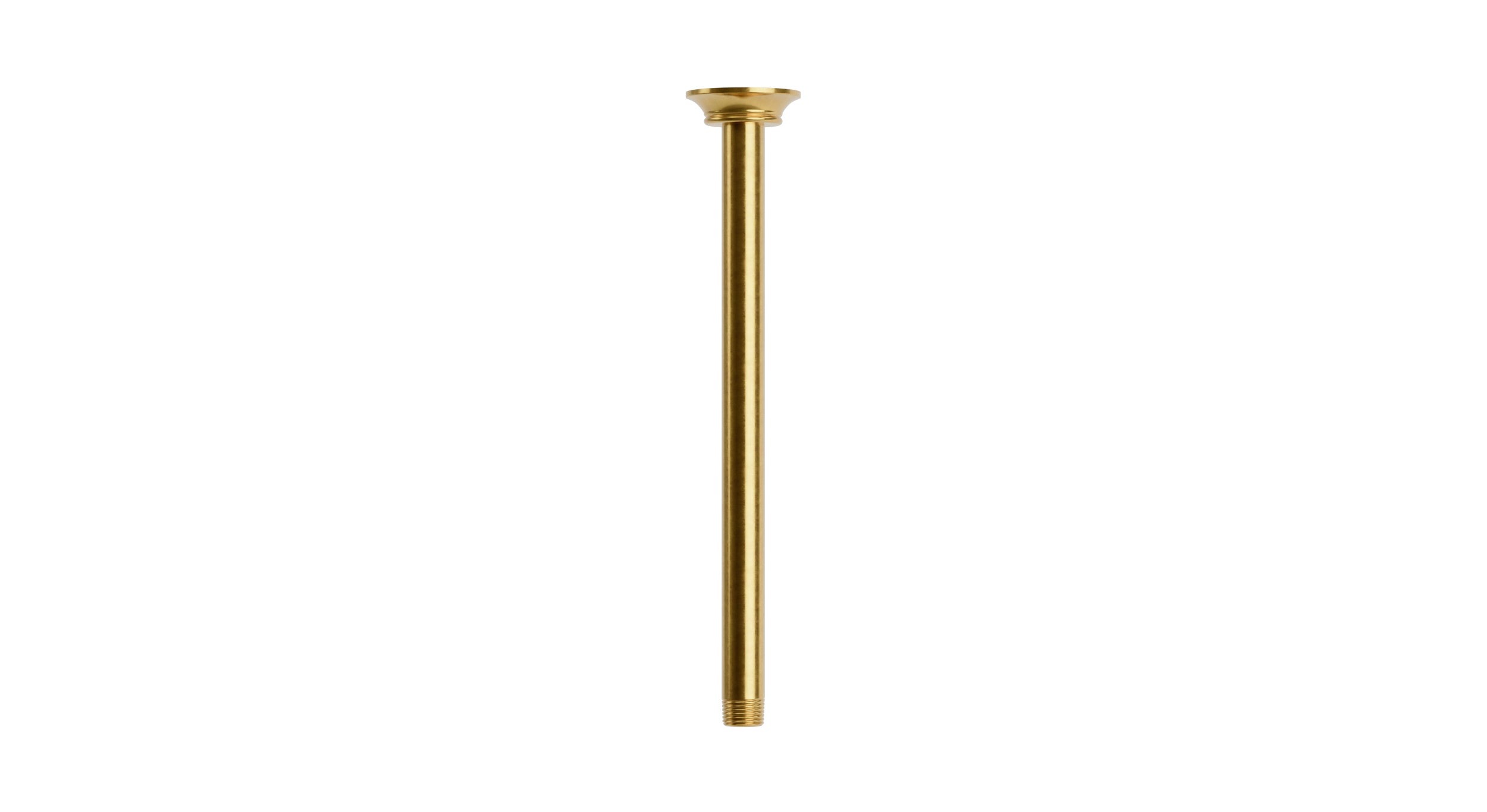 Emerson 12" Straight Shower Arm with Flange in French Brass