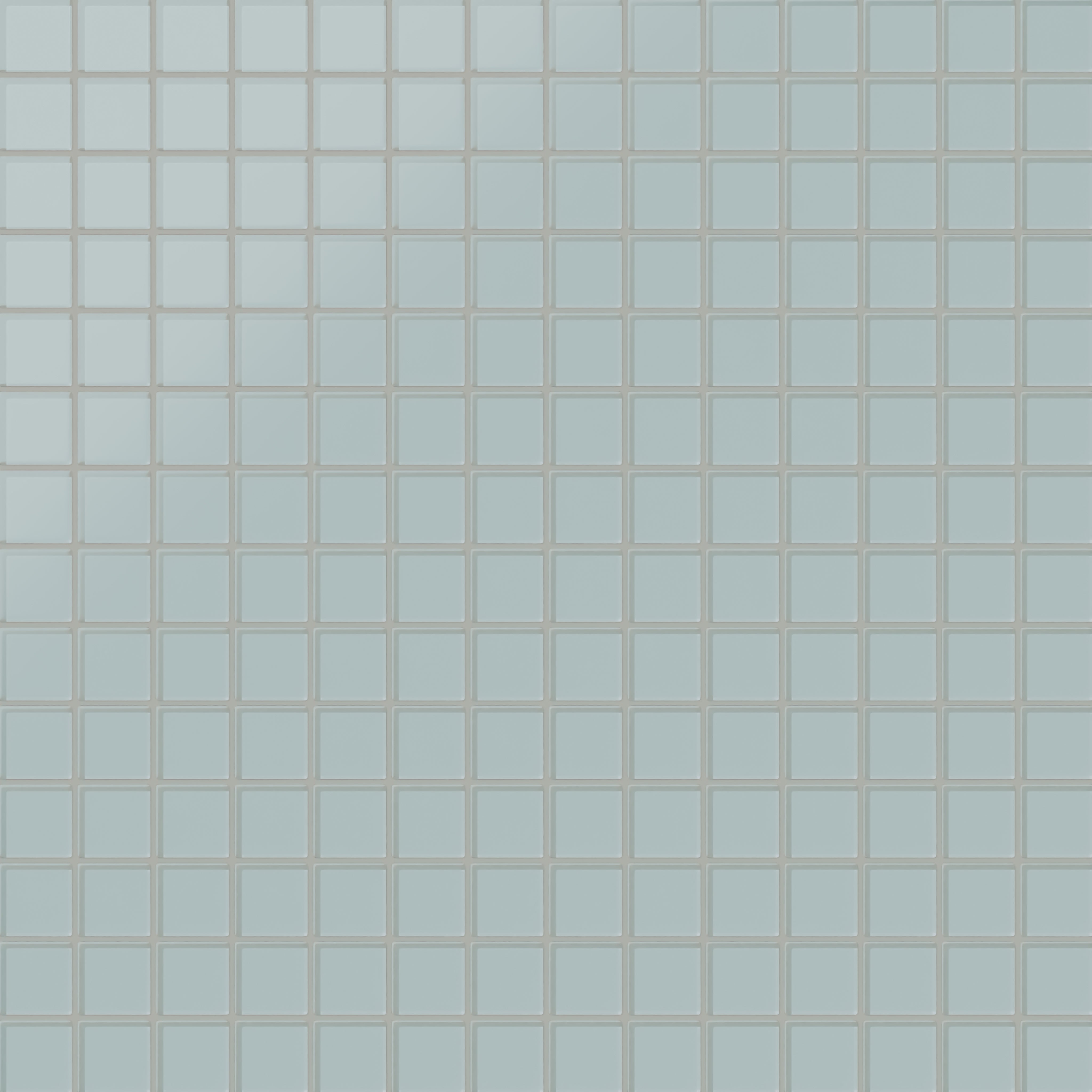 2x2 Straight Set Sheeted Glass Mosaic Tile in Great Blue Heron Matte