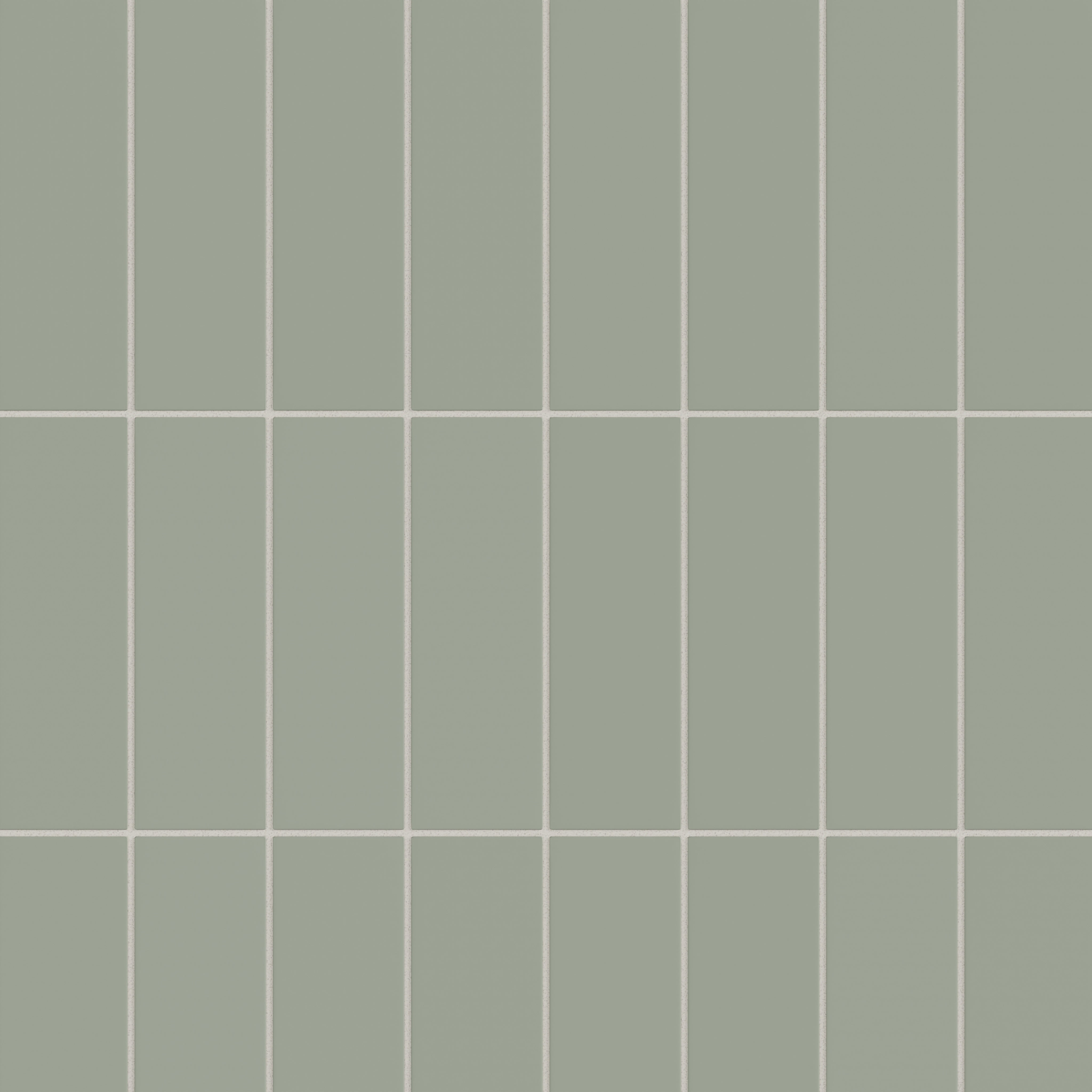 3x9 Natural Press Ceramic Tile in Terre Verte Matte