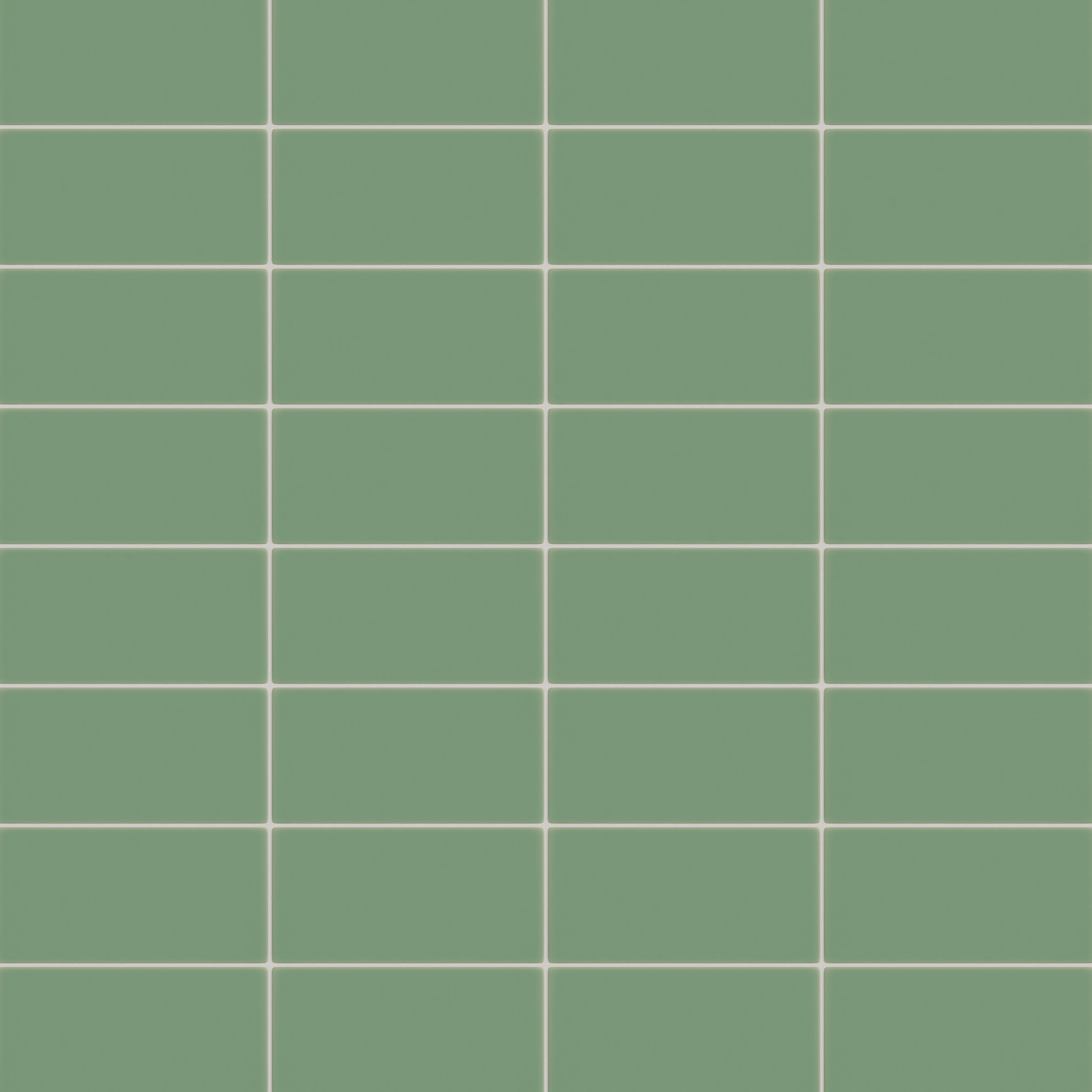 6x12 Original Ceramic Tile in Sea Green Matte