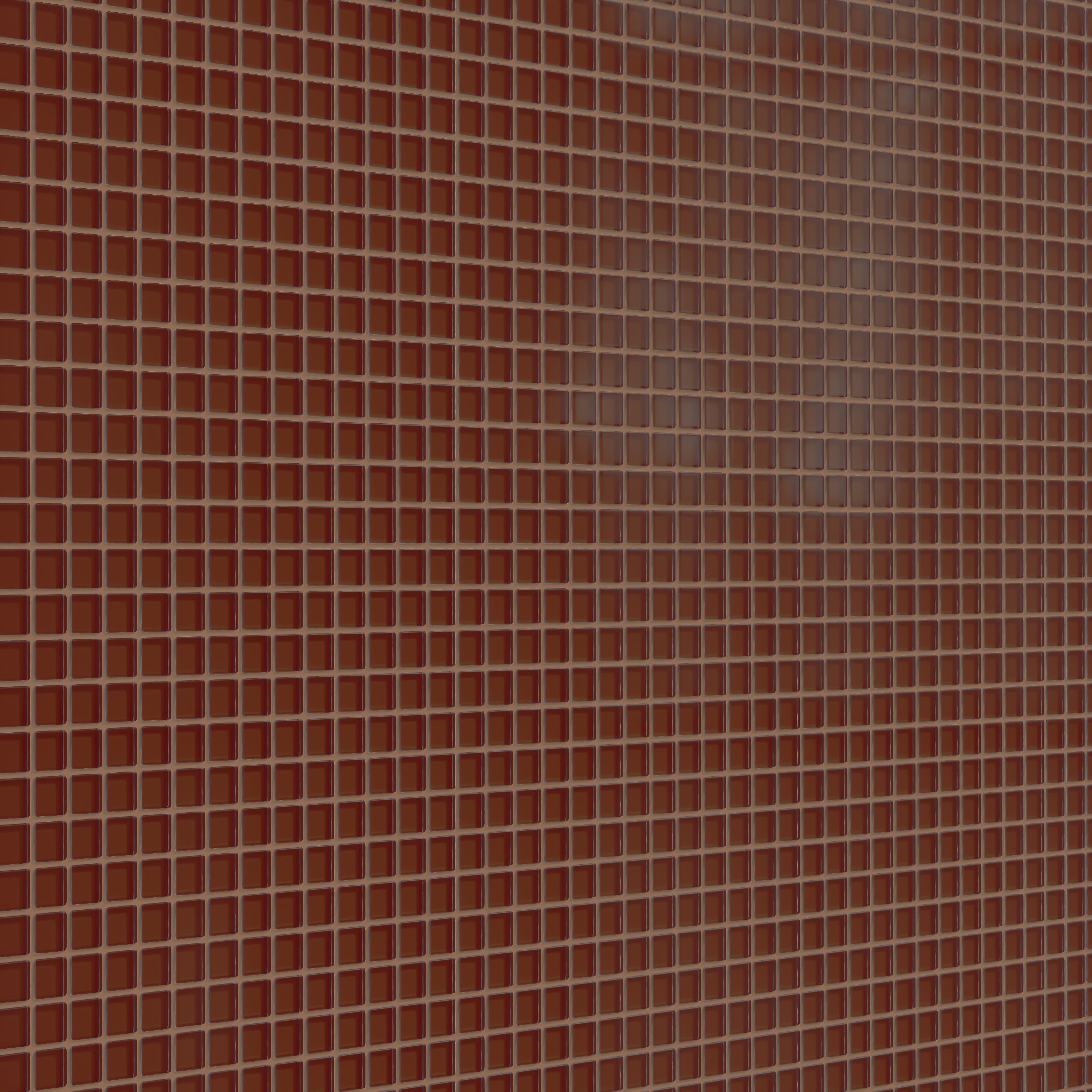 1x1 Straight Set Sheeted Glass Mosaic Tile in Pheasant Matte