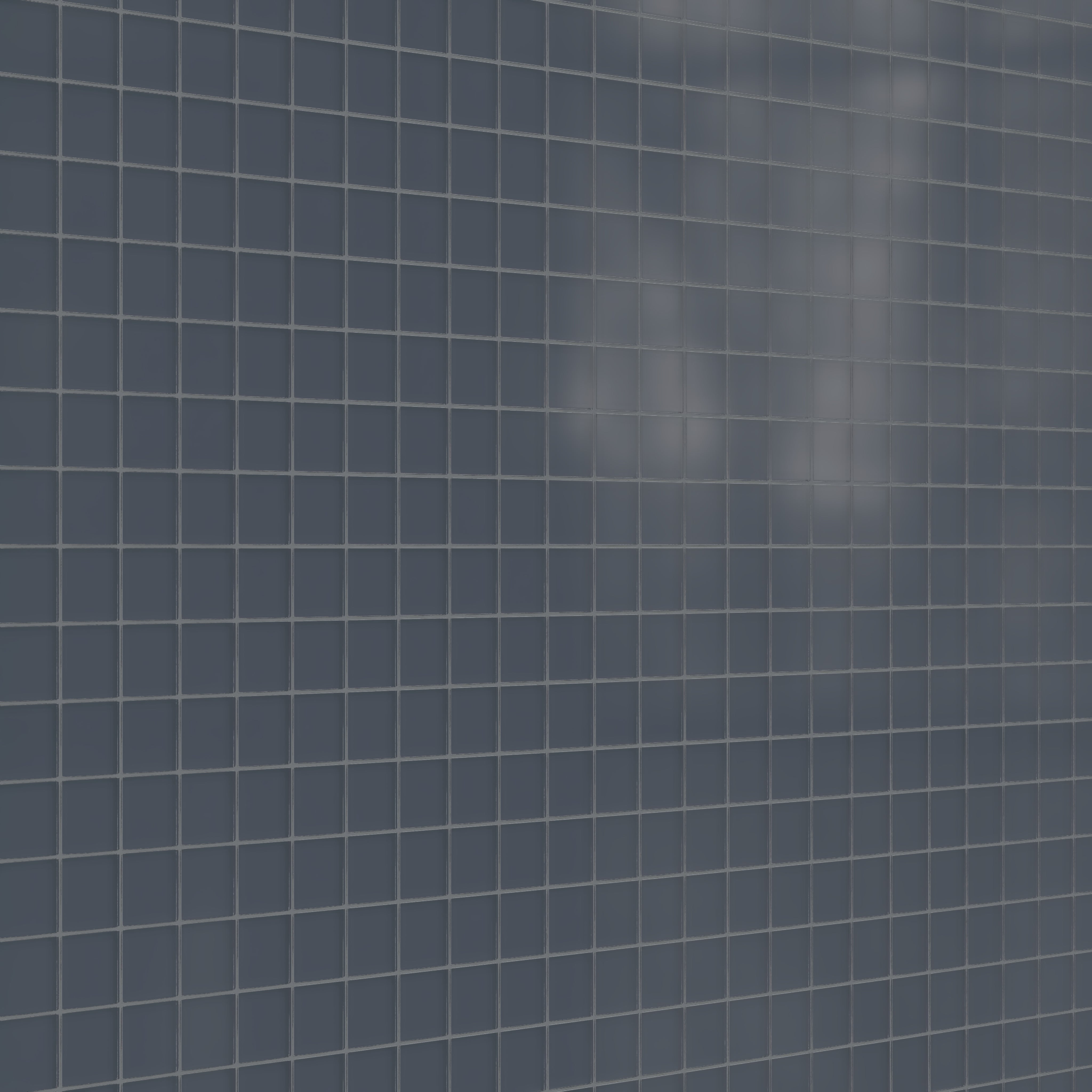 3x3 Straight Set Sheeted Glass Mosaic Tile in Junco Matte