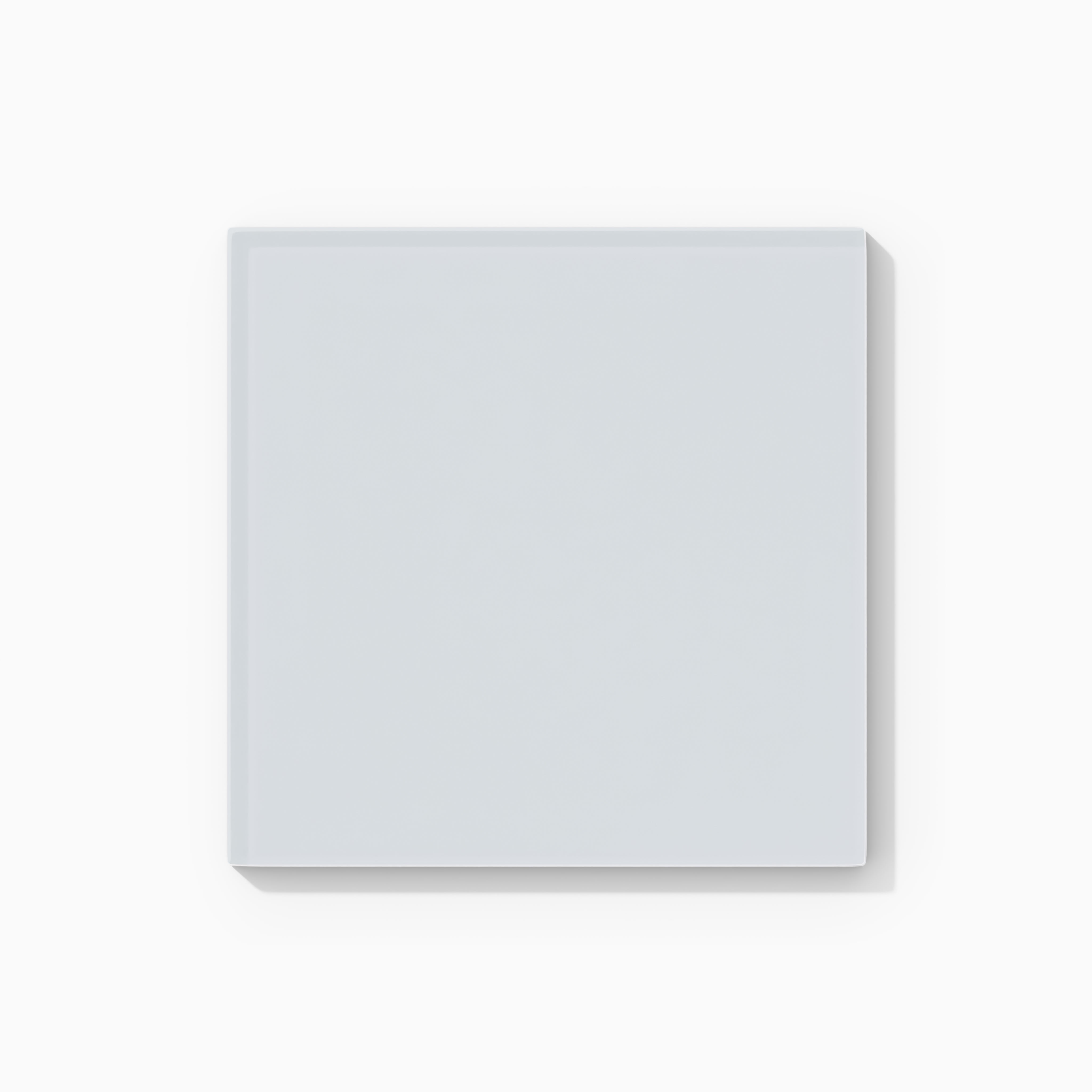 6x6 Glass Tile in Snowy Owl Gloss