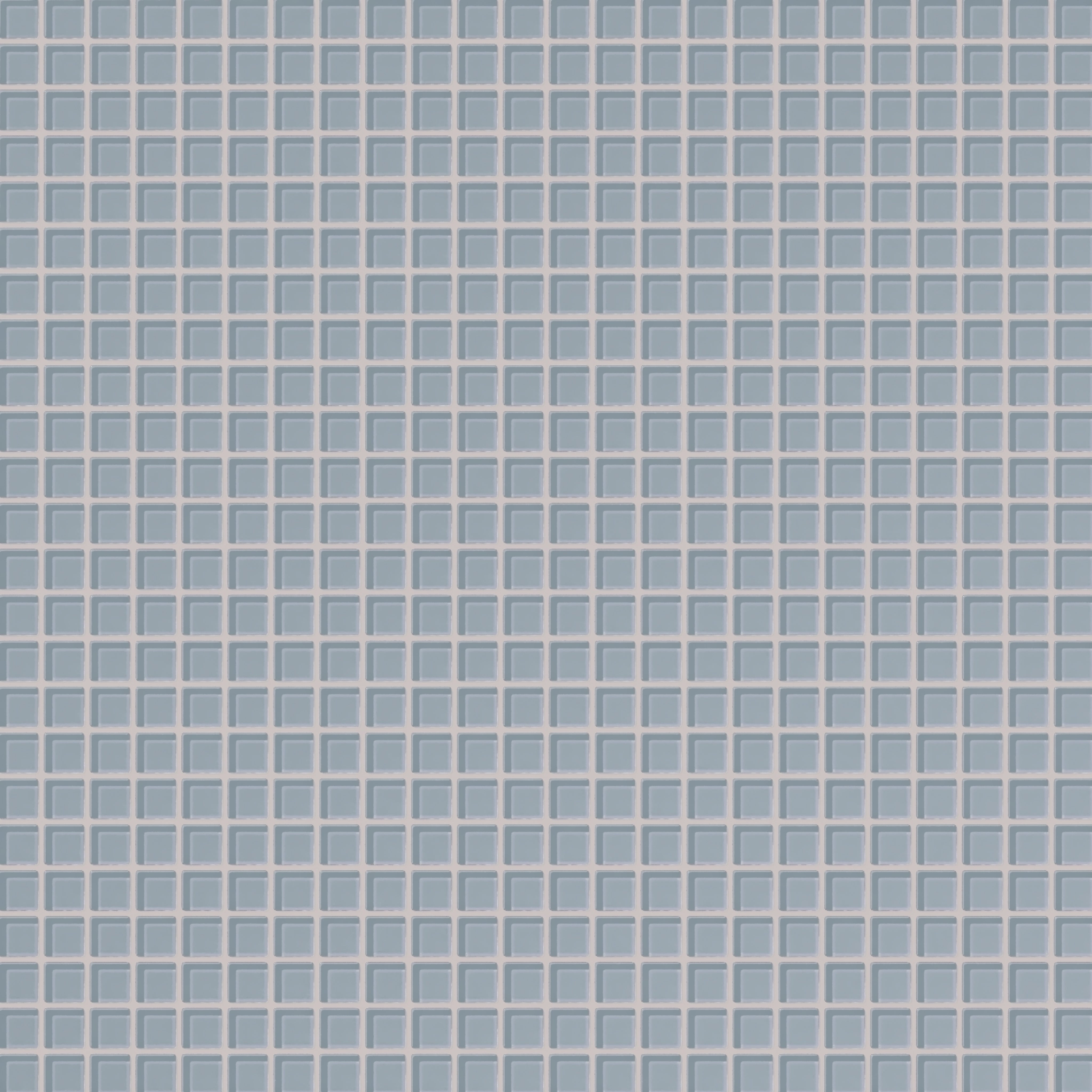 1x1 Straight Set Sheeted Glass Mosaic Tile in Pinyon Jay Gloss