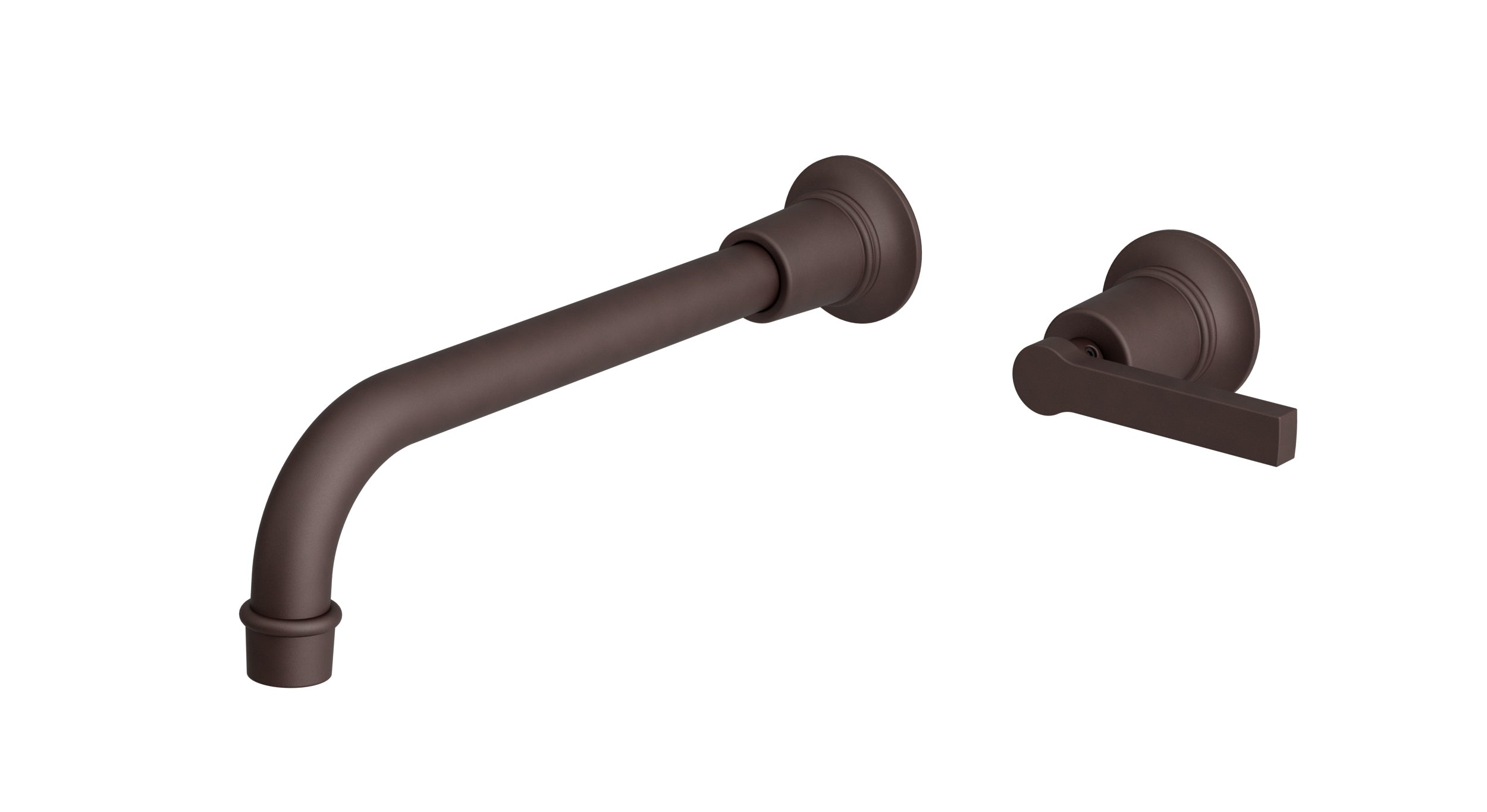 Emerson One Handle Wall Mount 10" Lavatory Faucet with Classic Lever Handle in Architectural Copper