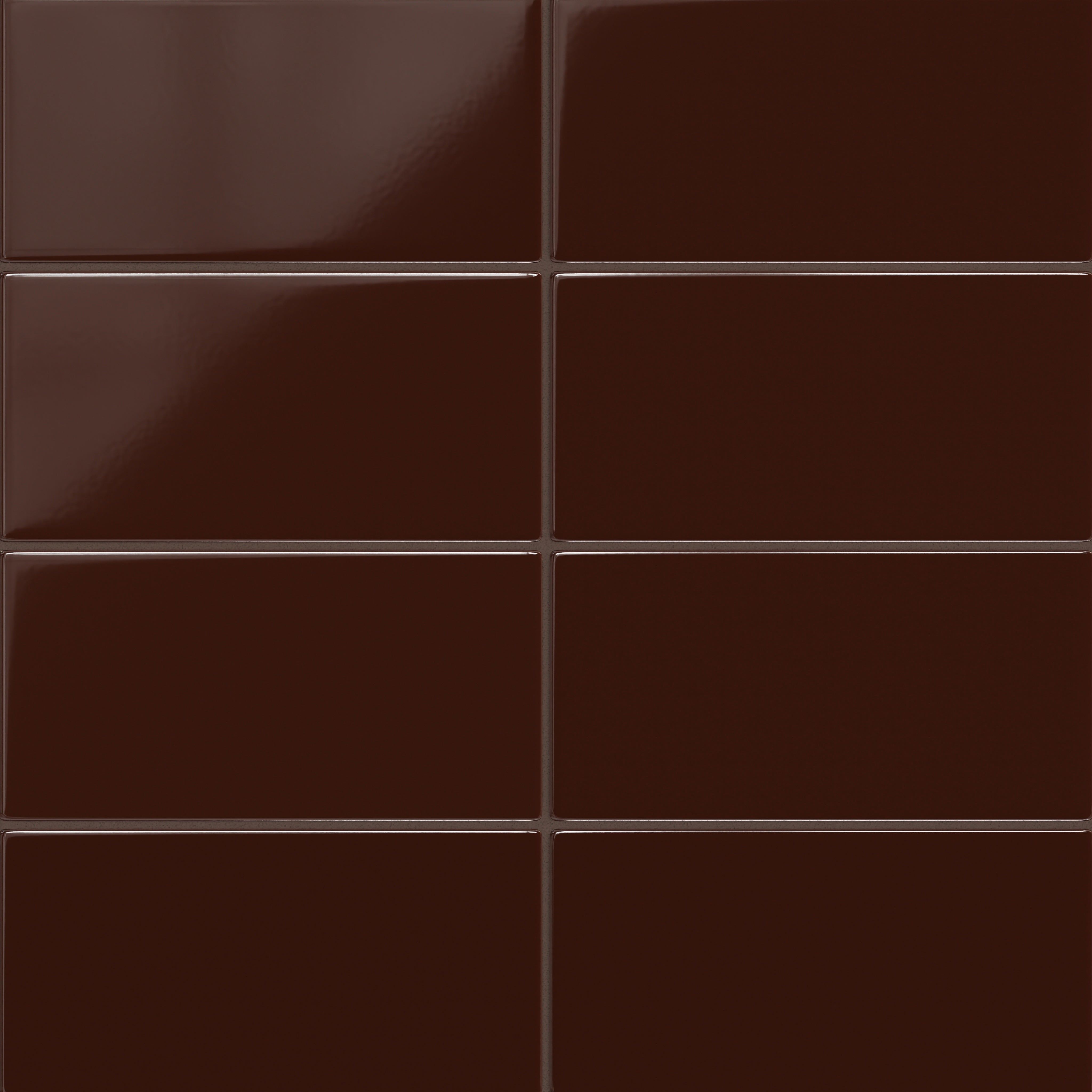 6x12 Original Ceramic Tile in Garnet Gloss