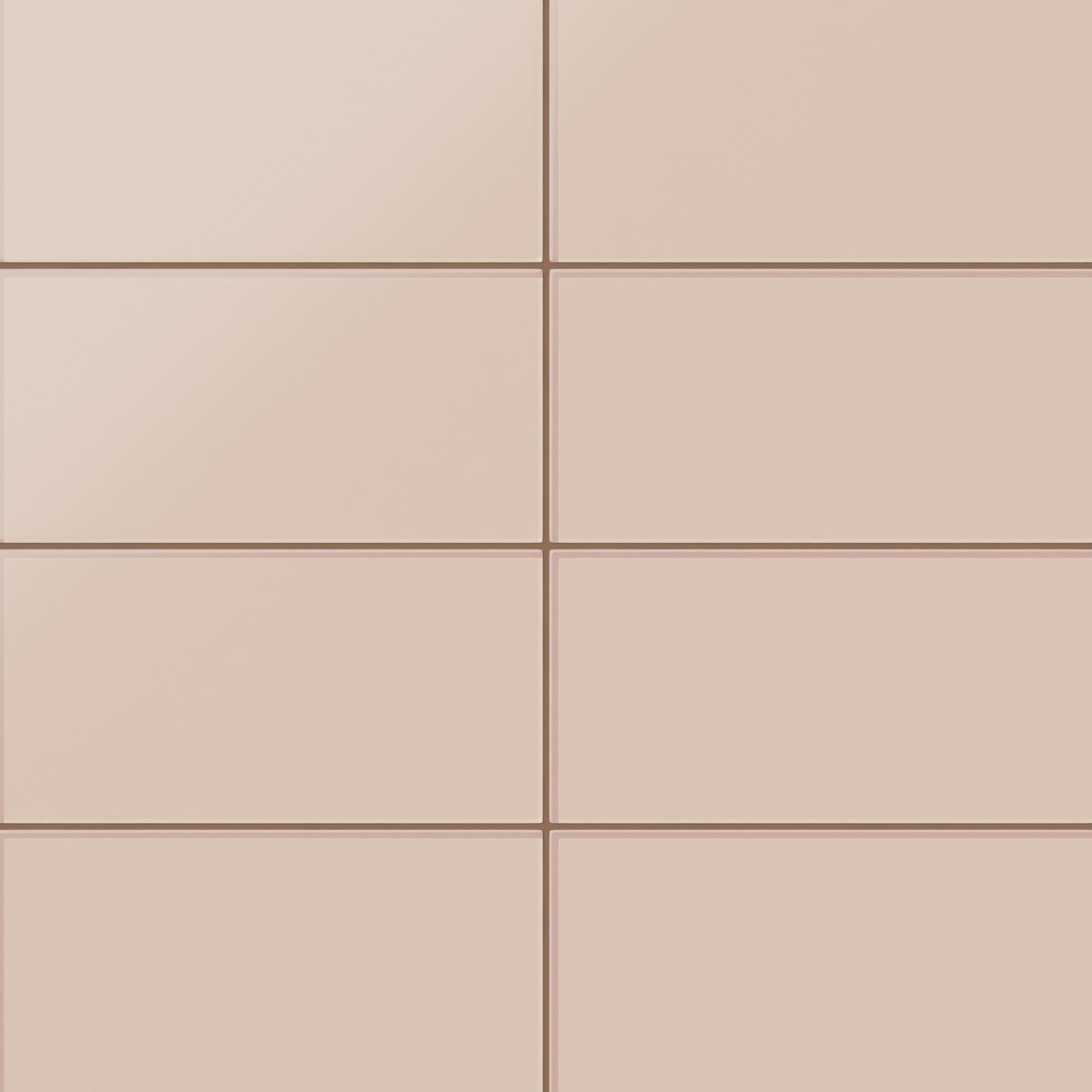 6x12 Glass Tile in Rosy Finch Matte