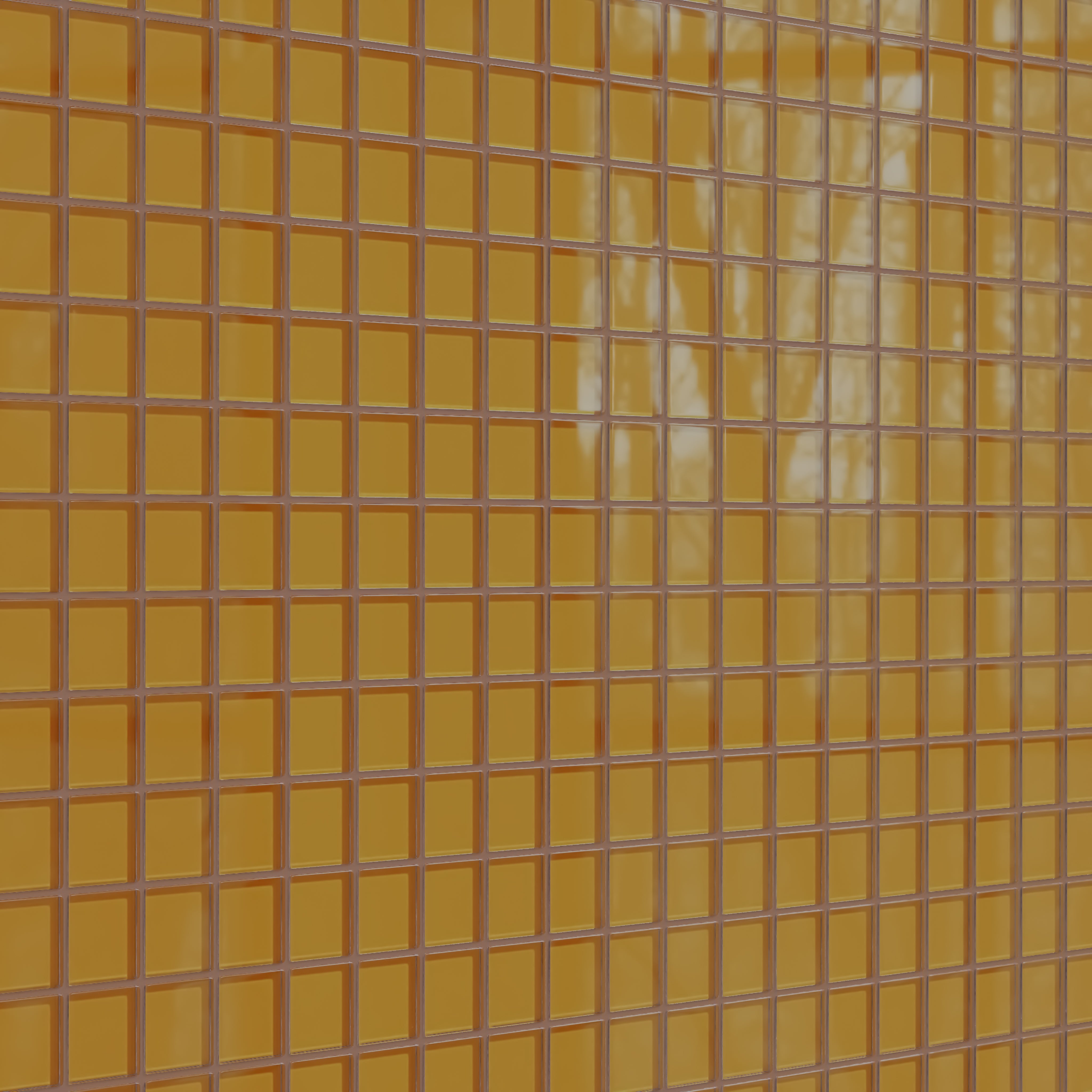 2x2 Straight Set Sheeted Glass Mosaic Tile in Falcon Gloss