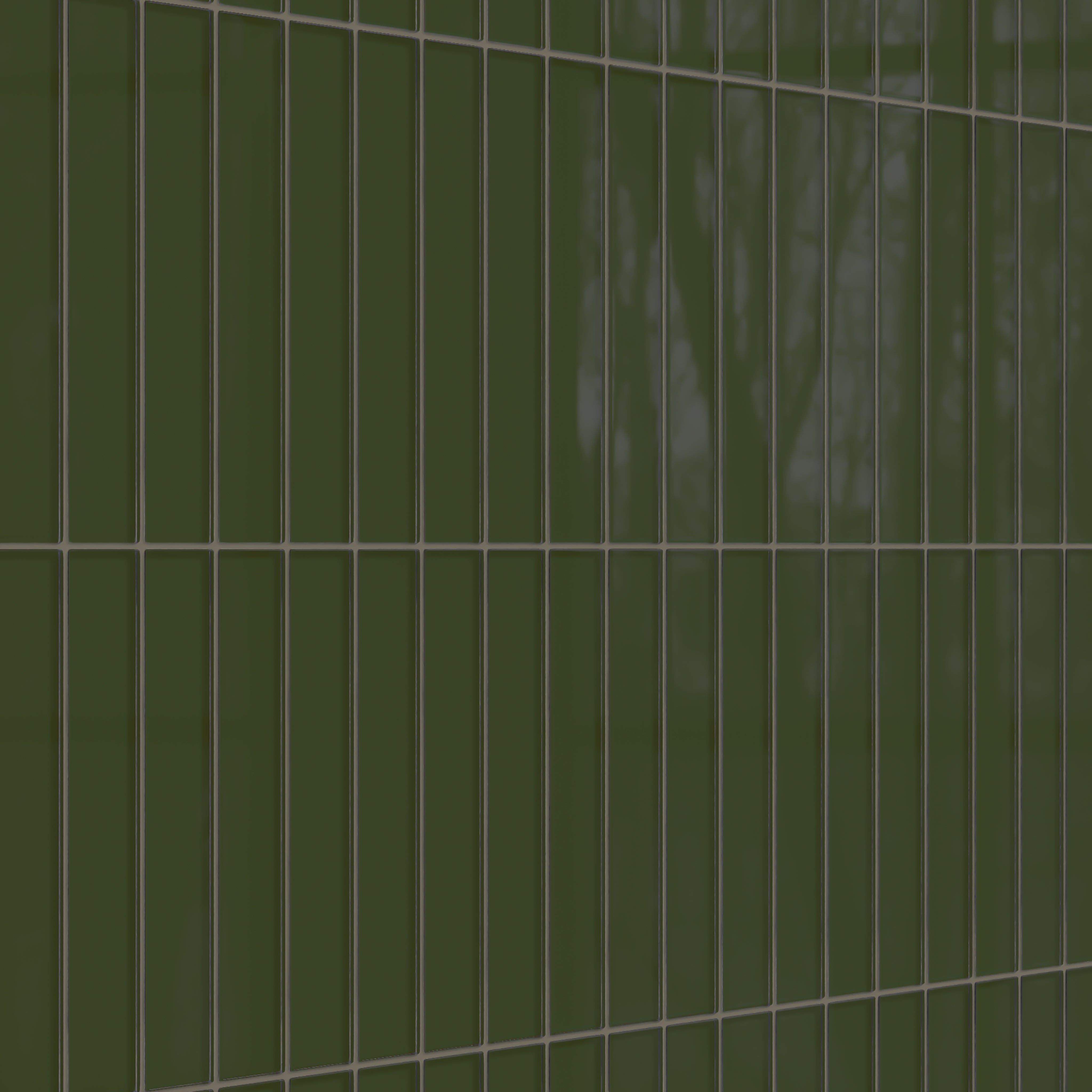 2x12 Glass Tile in Starling Gloss